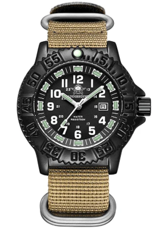 Addiesdive Sports Outdoor Military Watch Men's Quartz Watch 50 Meters Waterproof (050s) - Image 10