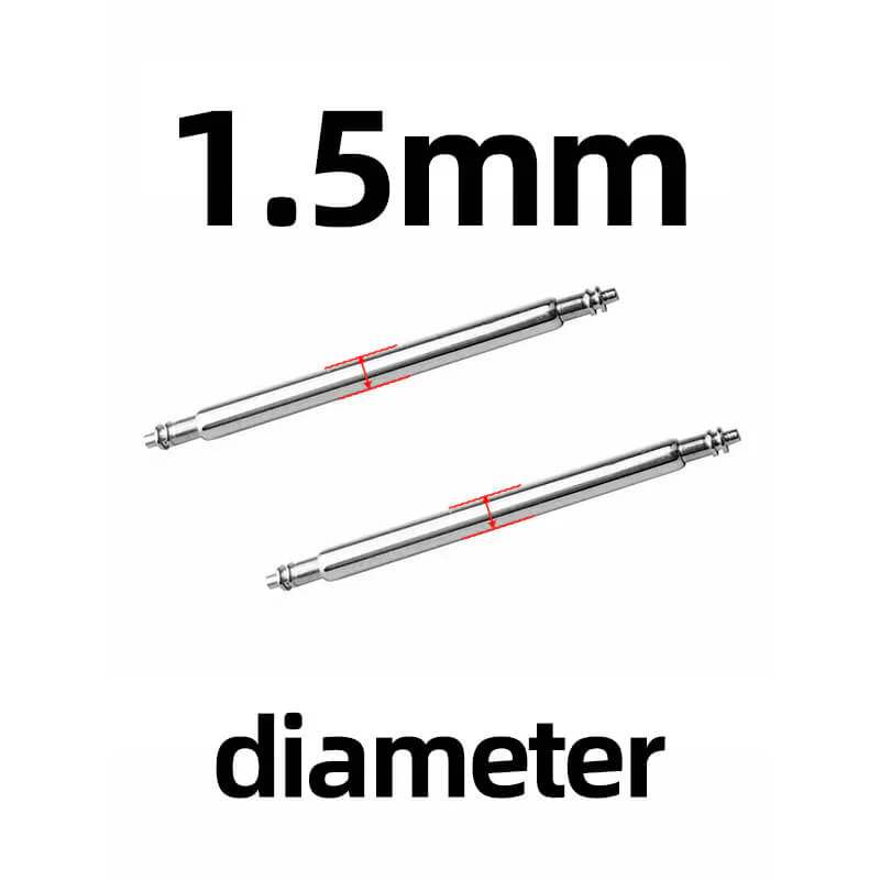 10PCS Dia 1.5/1.8mm Spring Bars for 18/20/22mm Watch Strap - Image 3