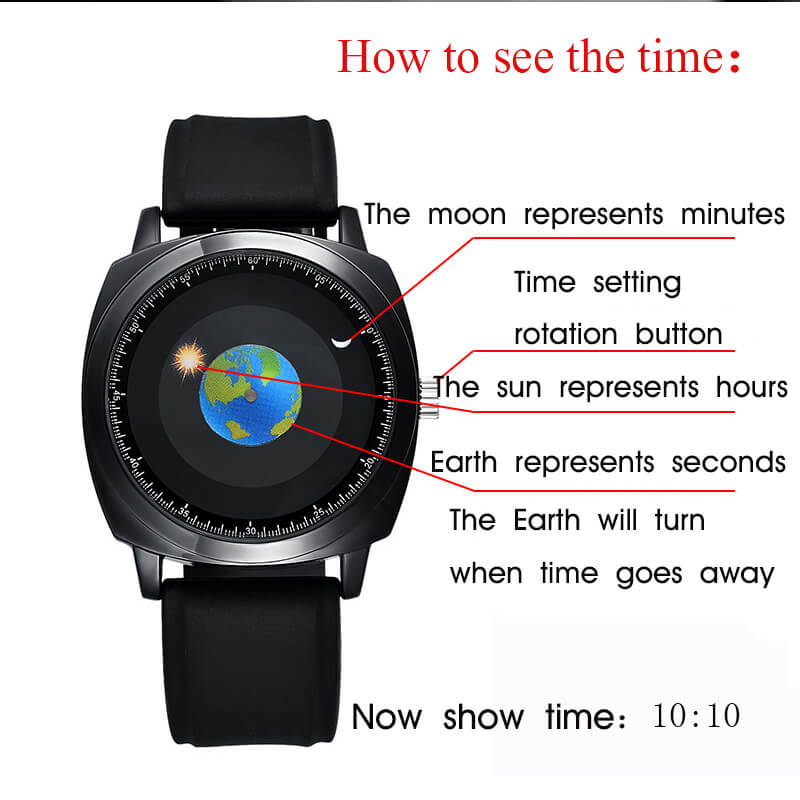 ADDIES Men's Waterproof Quartz Watch Youth Unique Dial Design Watch（1704） - Image 14