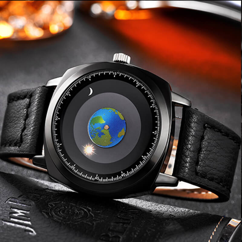 ADDIES Men's Waterproof Quartz Watch Youth Unique Dial Design Watch（1704） - Image 9