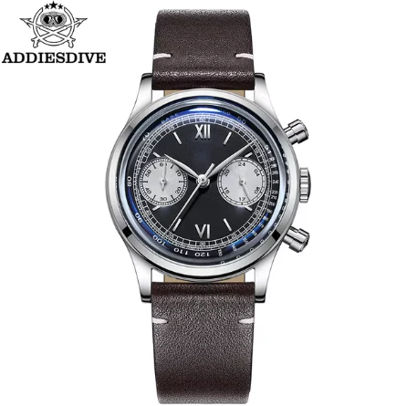 ADDIESDIVE Panda BB Chronograph Retro Men Watch 38mm Quartz Watch, AD2037 - Image 20