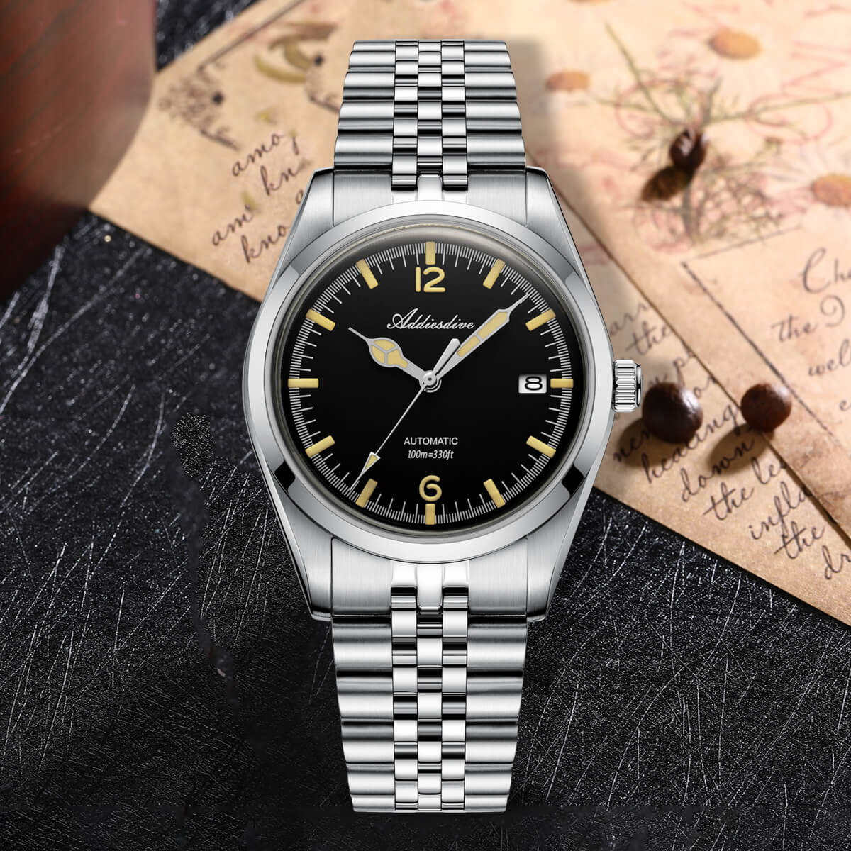 Addiesdive 39mm Automatic Watch Diver's 100M NH35 (AD2038) - Image 12