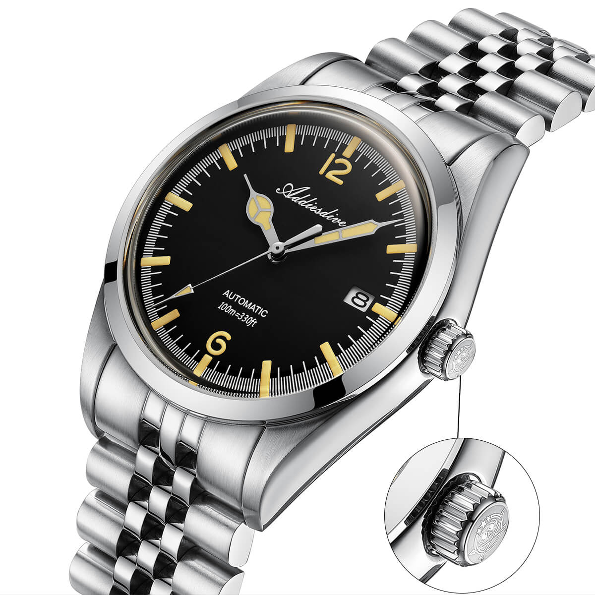 Addiesdive 39mm Automatic Watch Diver's 100M NH35 (AD2038) - Image 4