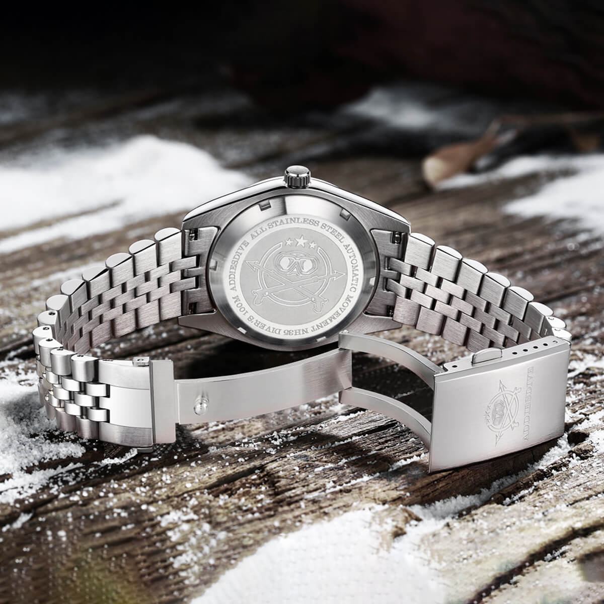 Addiesdive 39mm Automatic Watch Diver's 100M NH35 (AD2038) - Image 6