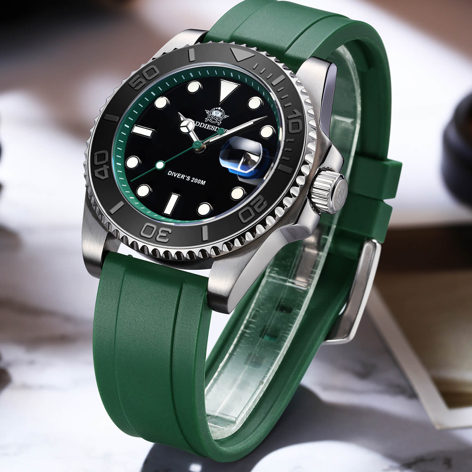 ADDIESDIVE 41mm Sports Quartz Watch Waterproof 200M (AD2040) - Image 28