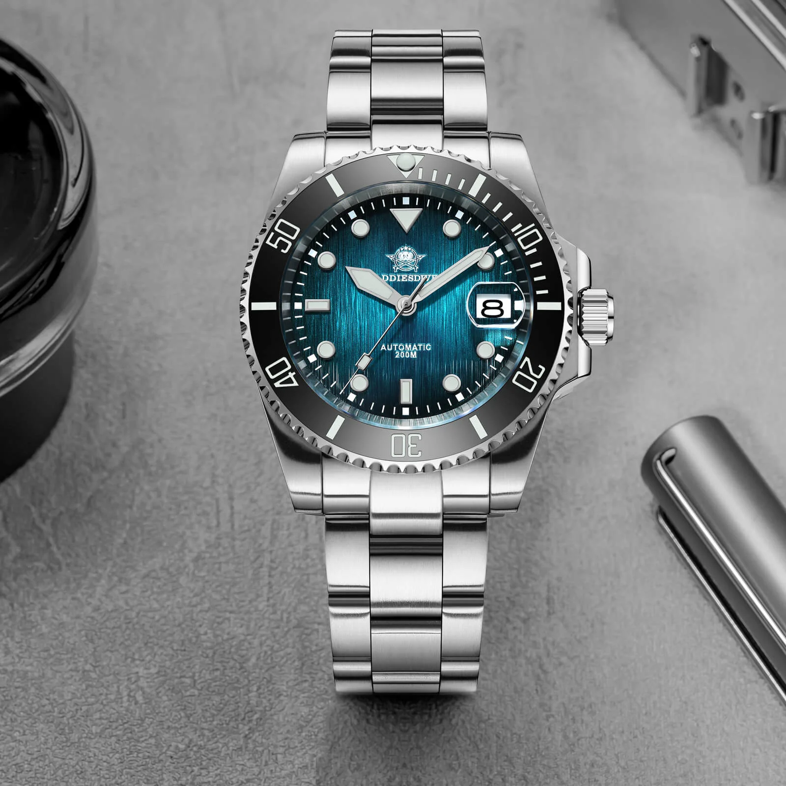 🔥Anniversary Sale🔥ADDIESDIVE Stainless Steel Sub Dive Watch AD2078/AD2536 - Image 12