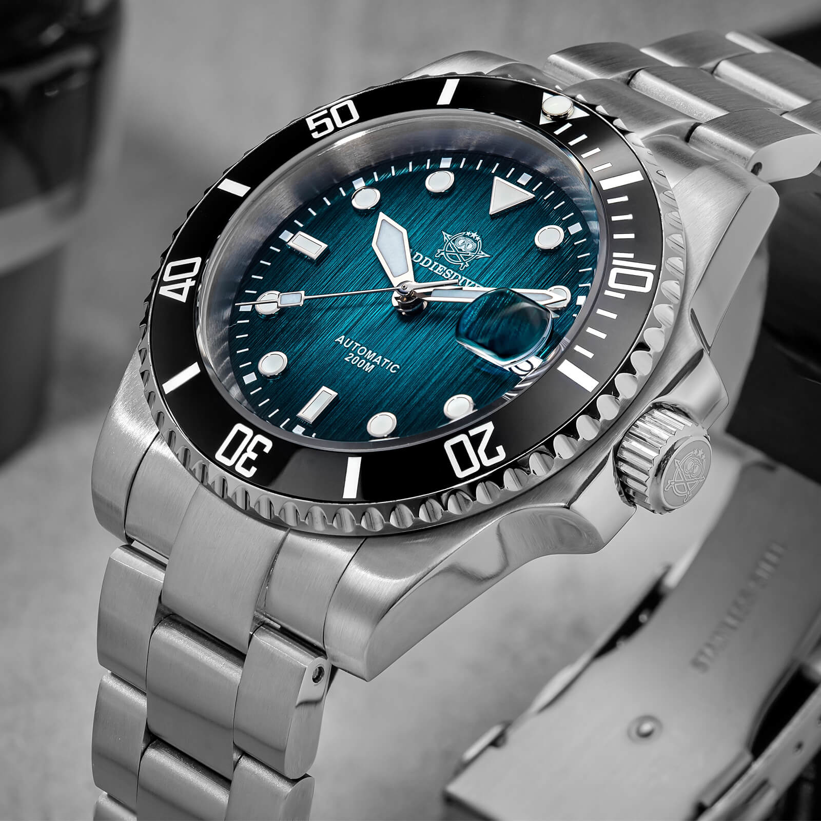 🔥Anniversary Sale🔥ADDIESDIVE Stainless Steel Sub Dive Watch AD2078/AD2536 - Image 13