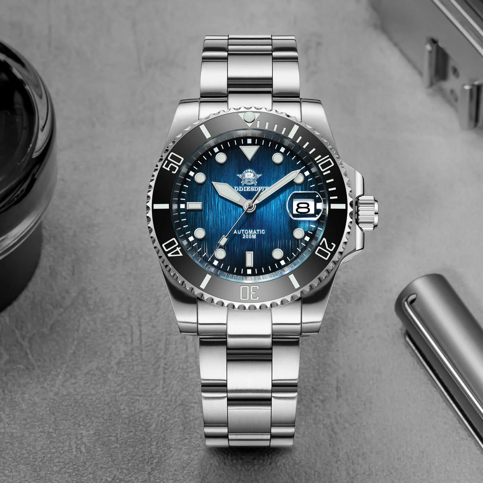 🔥Anniversary Sale🔥ADDIESDIVE Stainless Steel Sub Dive Watch AD2078/AD2536 - Image 3