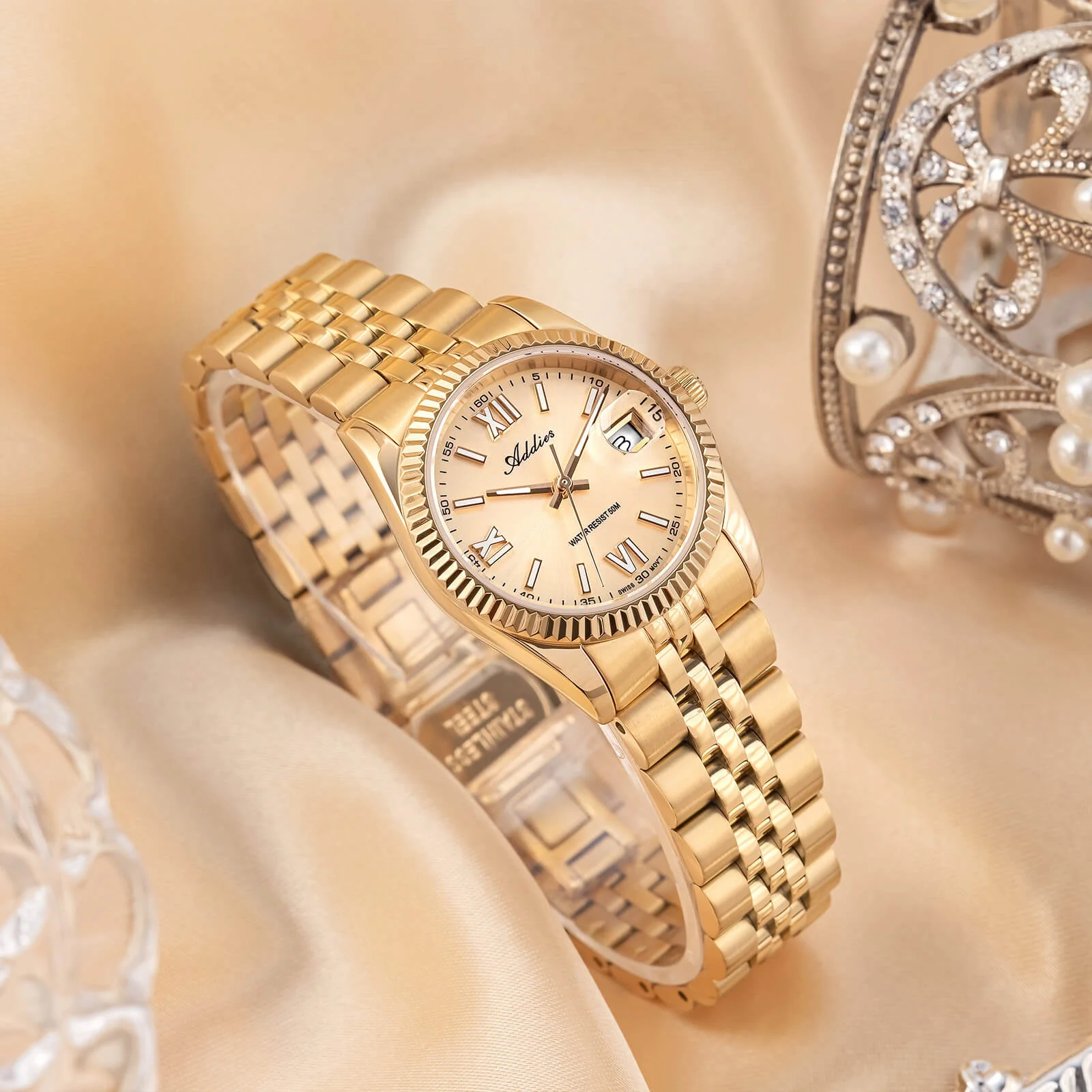 Addies 28mm Women’s Luxury Quartz Watch AW25901 - Image 27