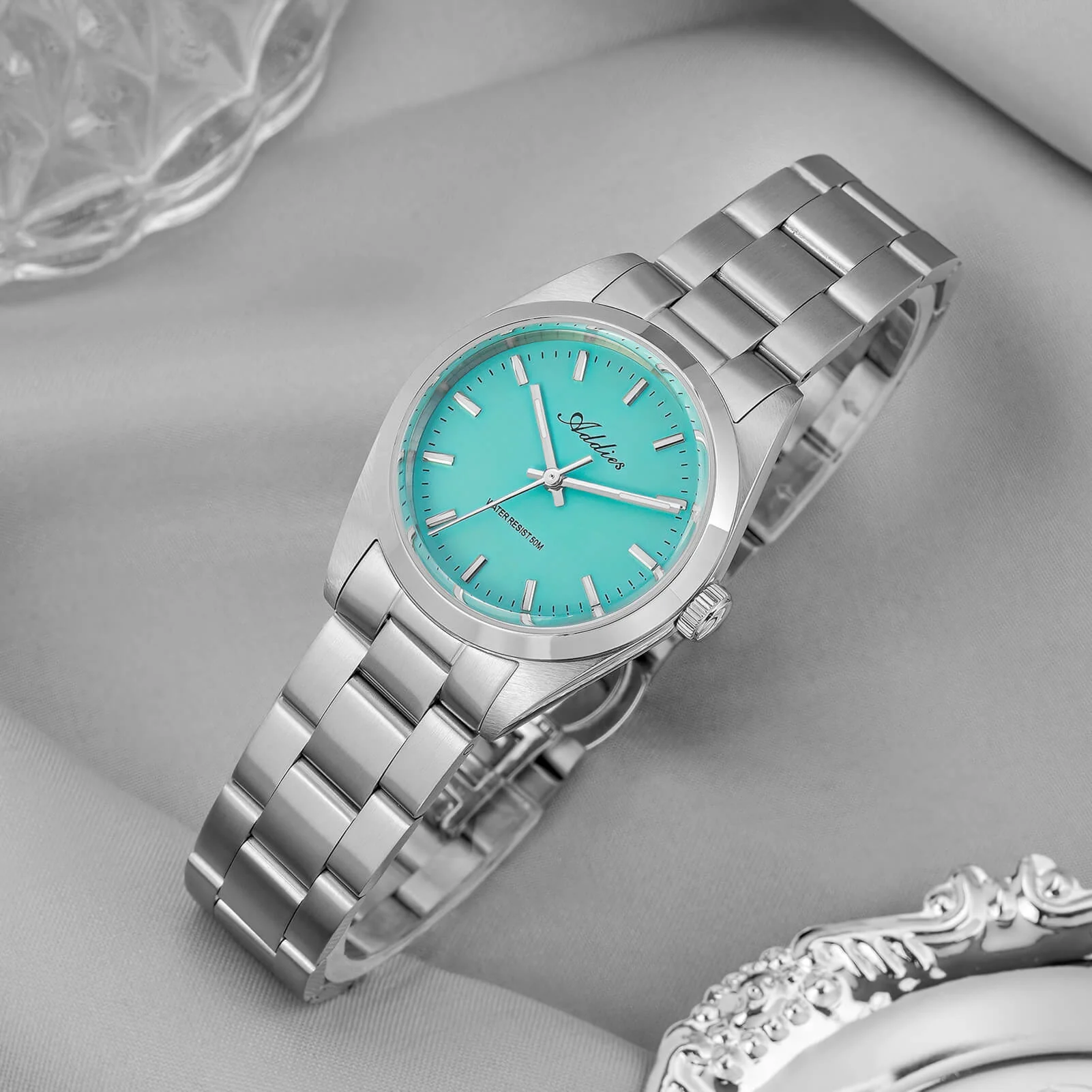 Addies 31mm Women’s Luxury Stainless Steel Quartz Watch AW25903 - Image 4