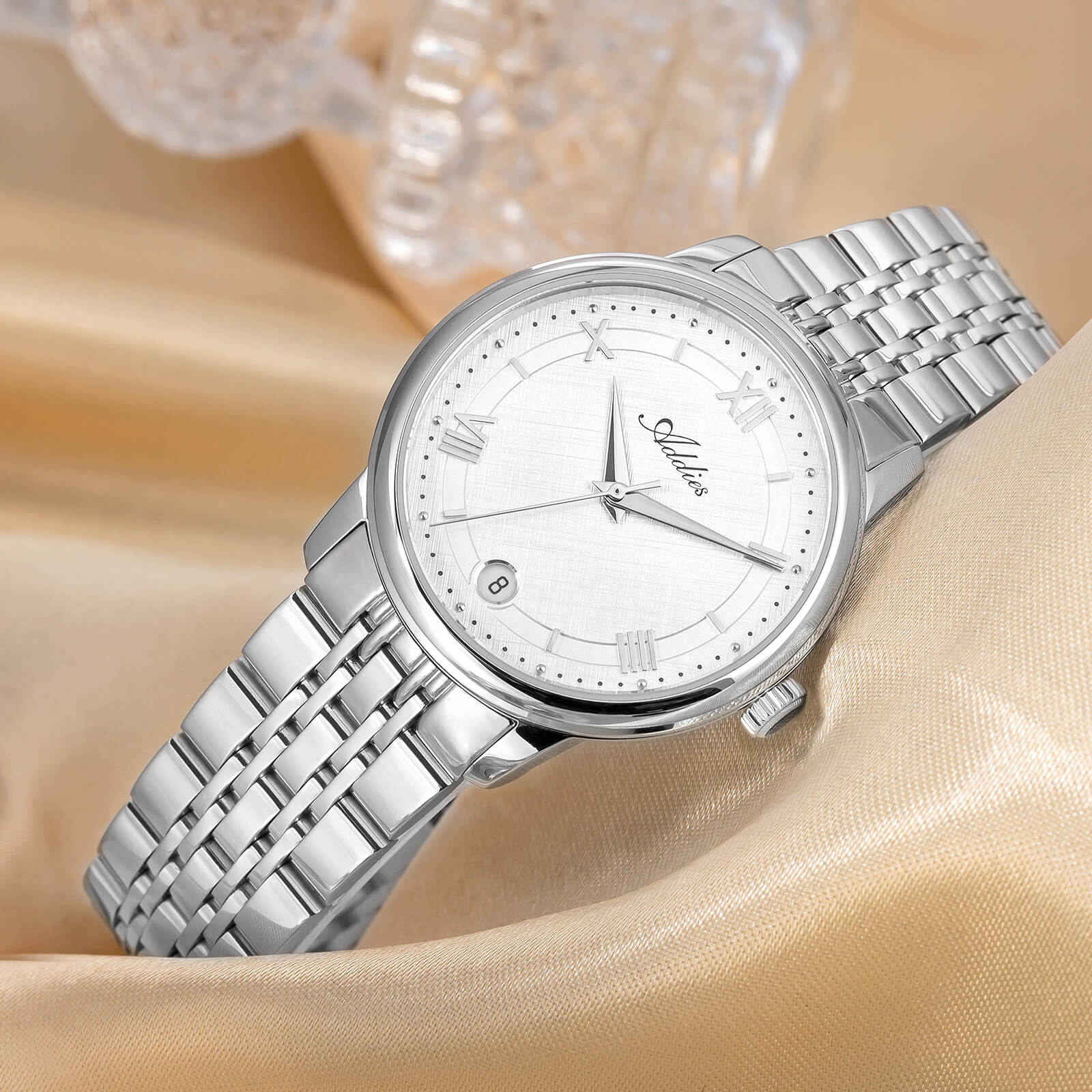 Addies 31mm Women’s Luxury Stainless Steel Quartz Watch AW25904 - Image 5
