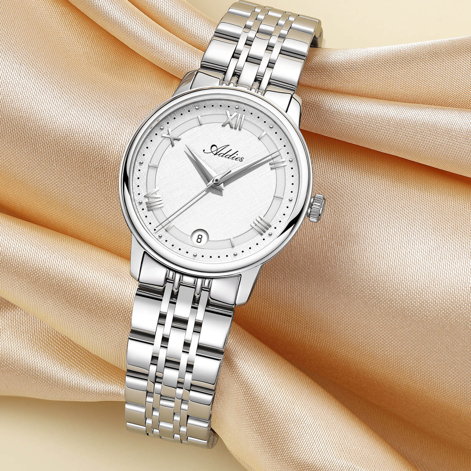 Addies 31mm Women’s Luxury Stainless Steel Quartz Watch AW25904 - Image 6