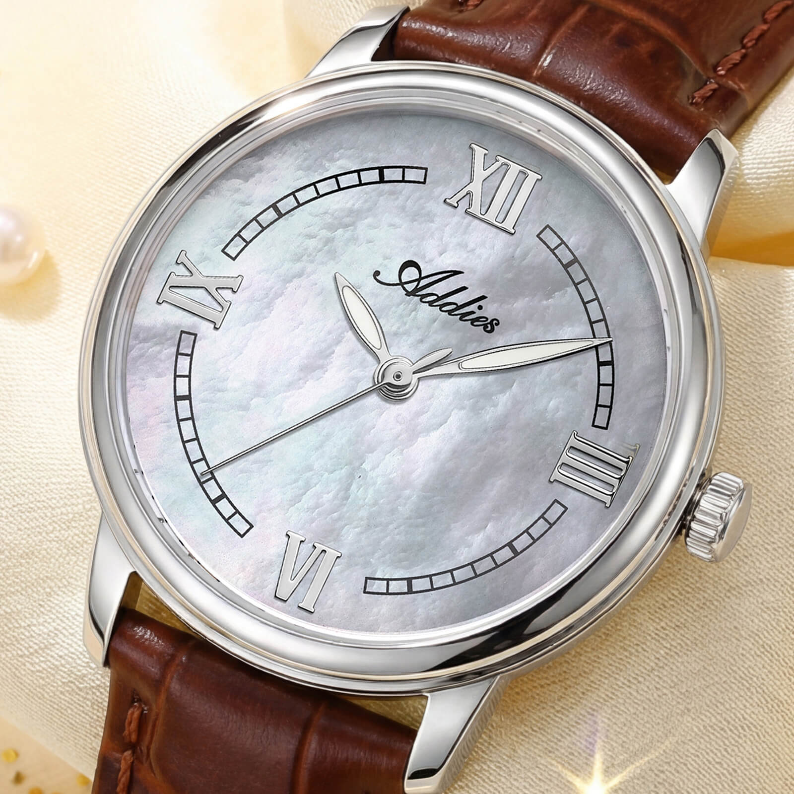 Addies 31mm Women’s Luxury Stainless Steel Quartz Watch AW25906 - Image 11