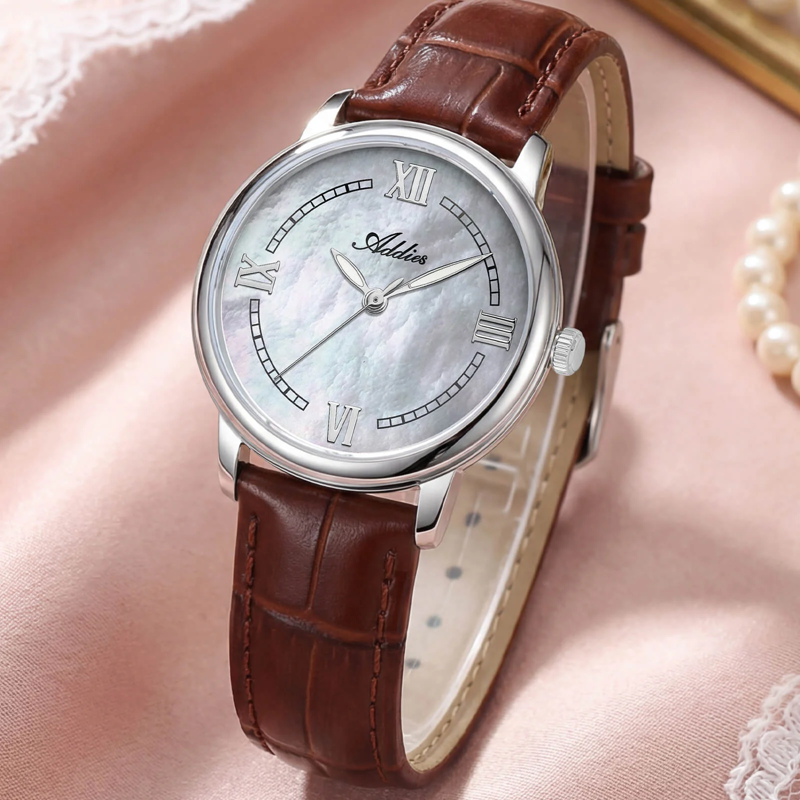 Addies 31mm Women’s Luxury Stainless Steel Quartz Watch AW25906 - Image 12