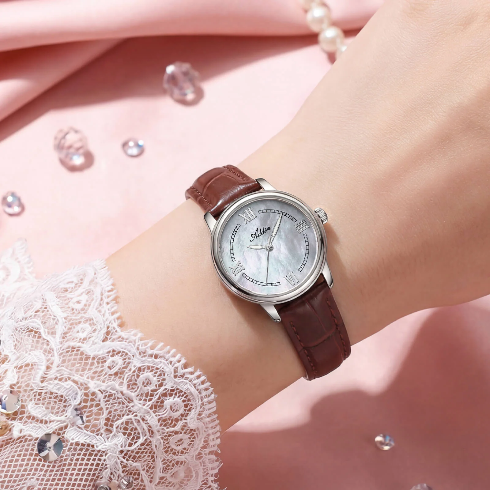 Addies 31mm Women’s Luxury Stainless Steel Quartz Watch AW25906 - Image 14