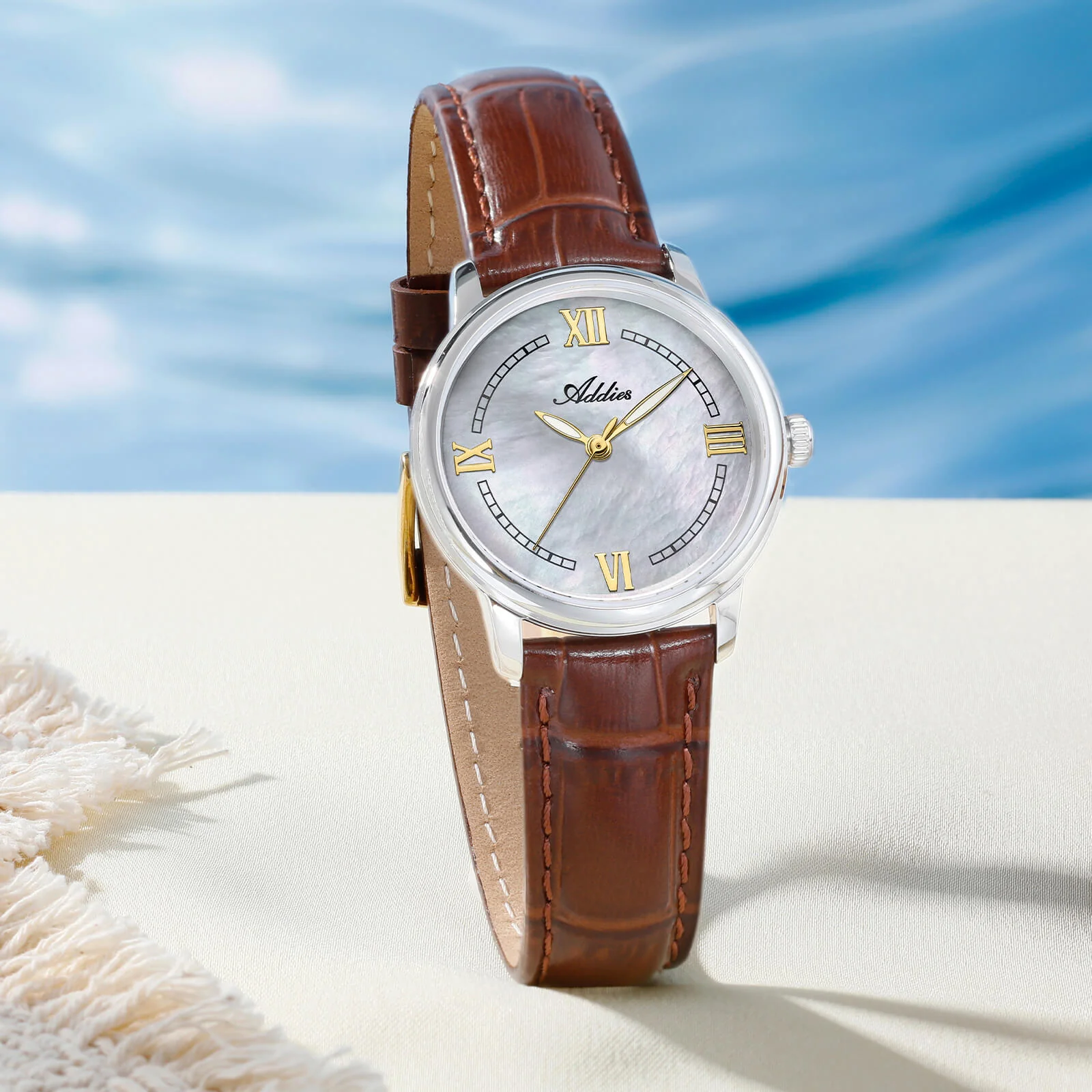 Addies 31mm Women’s Luxury Stainless Steel Quartz Watch AW25906 - Image 3