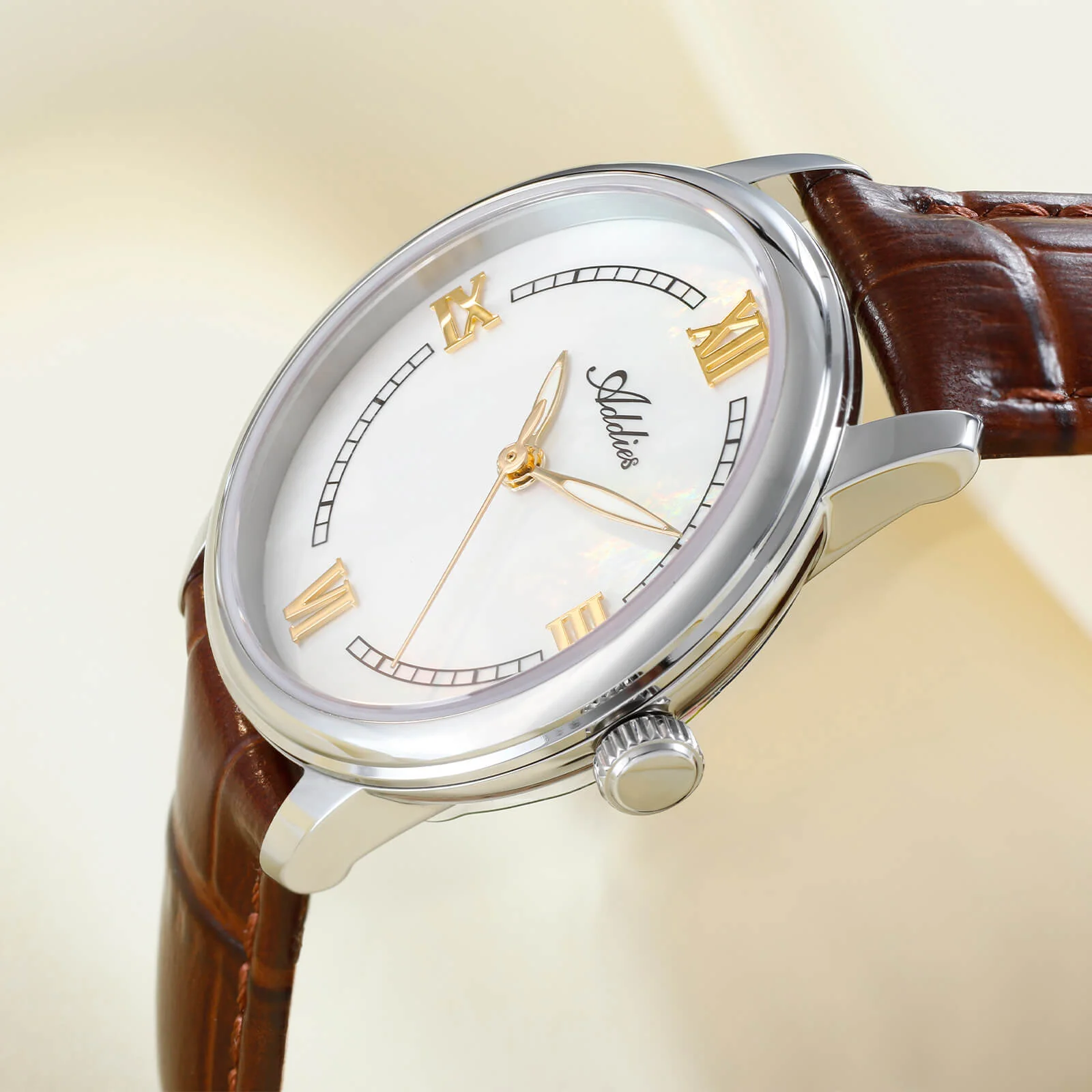 Addies 31mm Women’s Luxury Stainless Steel Quartz Watch AW25906 - Image 4