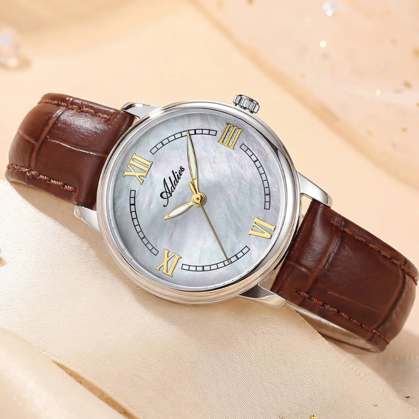 Addies 31mm Women’s Luxury Stainless Steel Quartz Watch AW25906 - Image 5