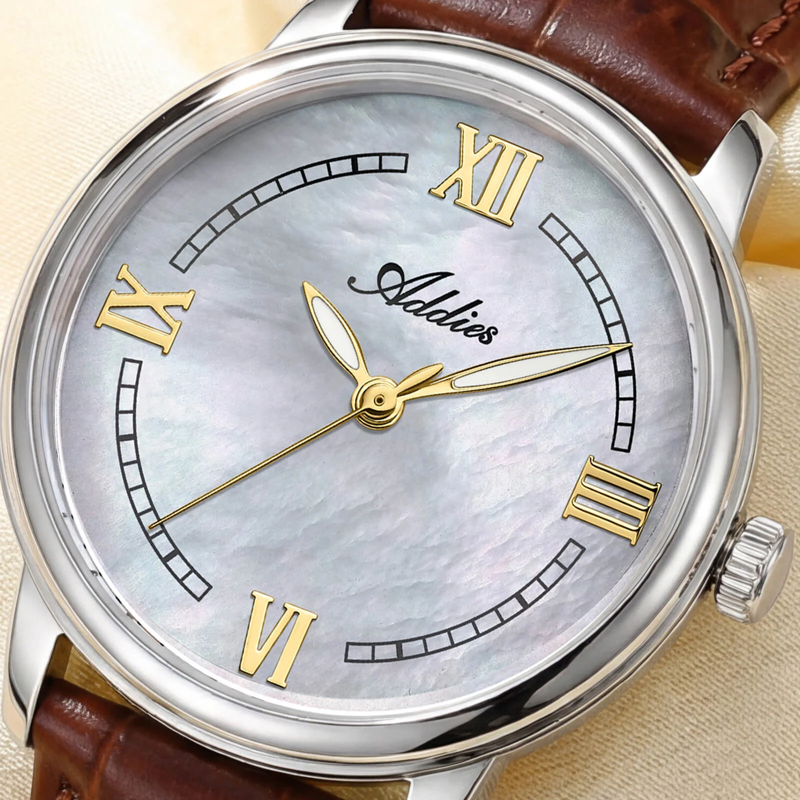 Addies 31mm Women’s Luxury Stainless Steel Quartz Watch AW25906 - Image 6