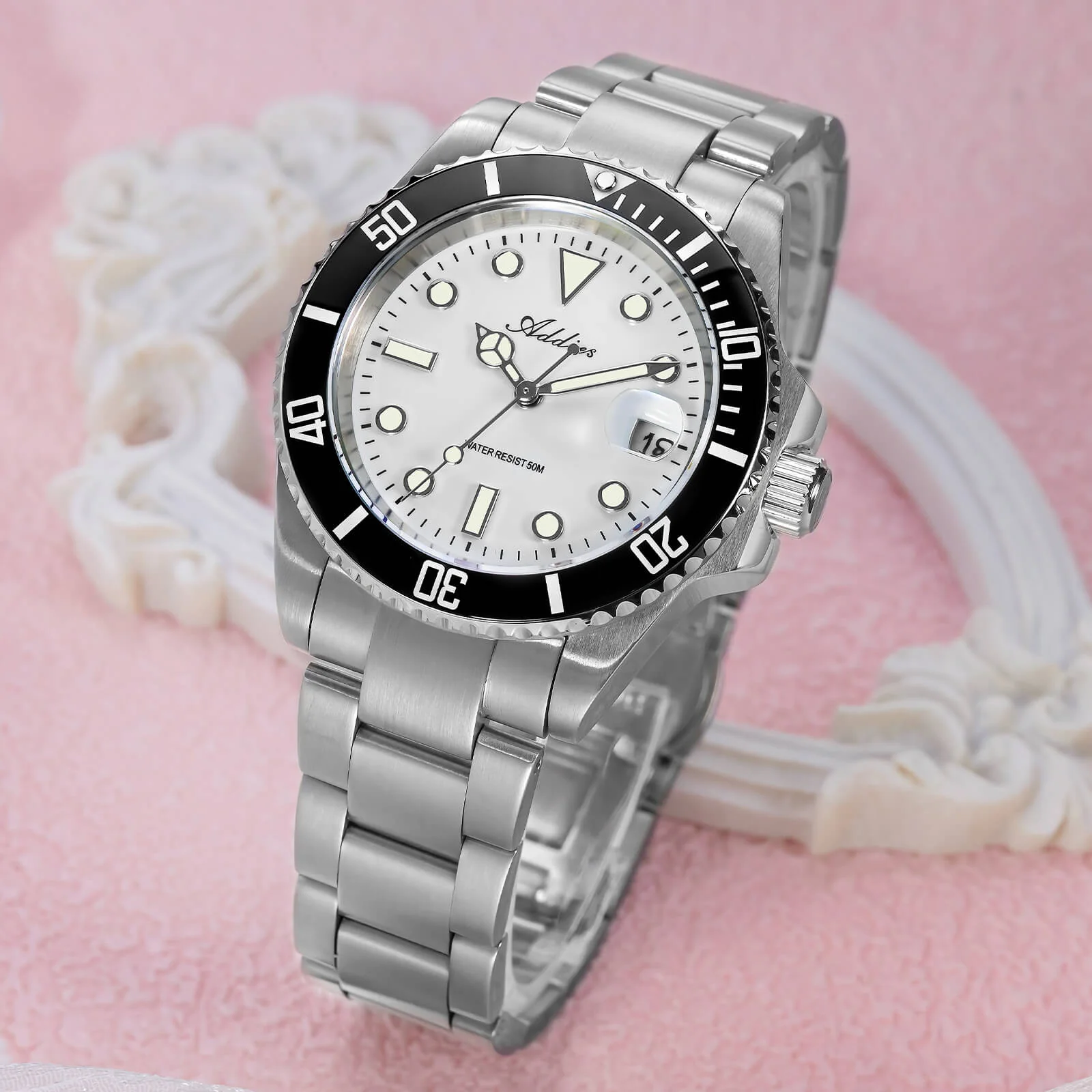Addies Luxury Stainless Steel Quartz Watch AW25902 - Image 13