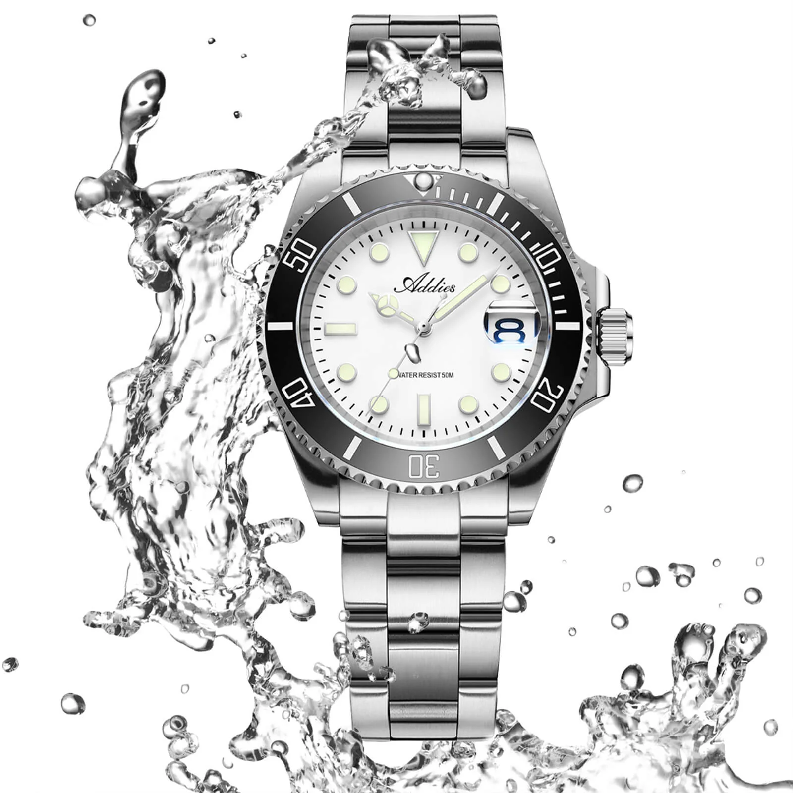 Addies Luxury Stainless Steel Quartz Watch AW25902 - Image 18