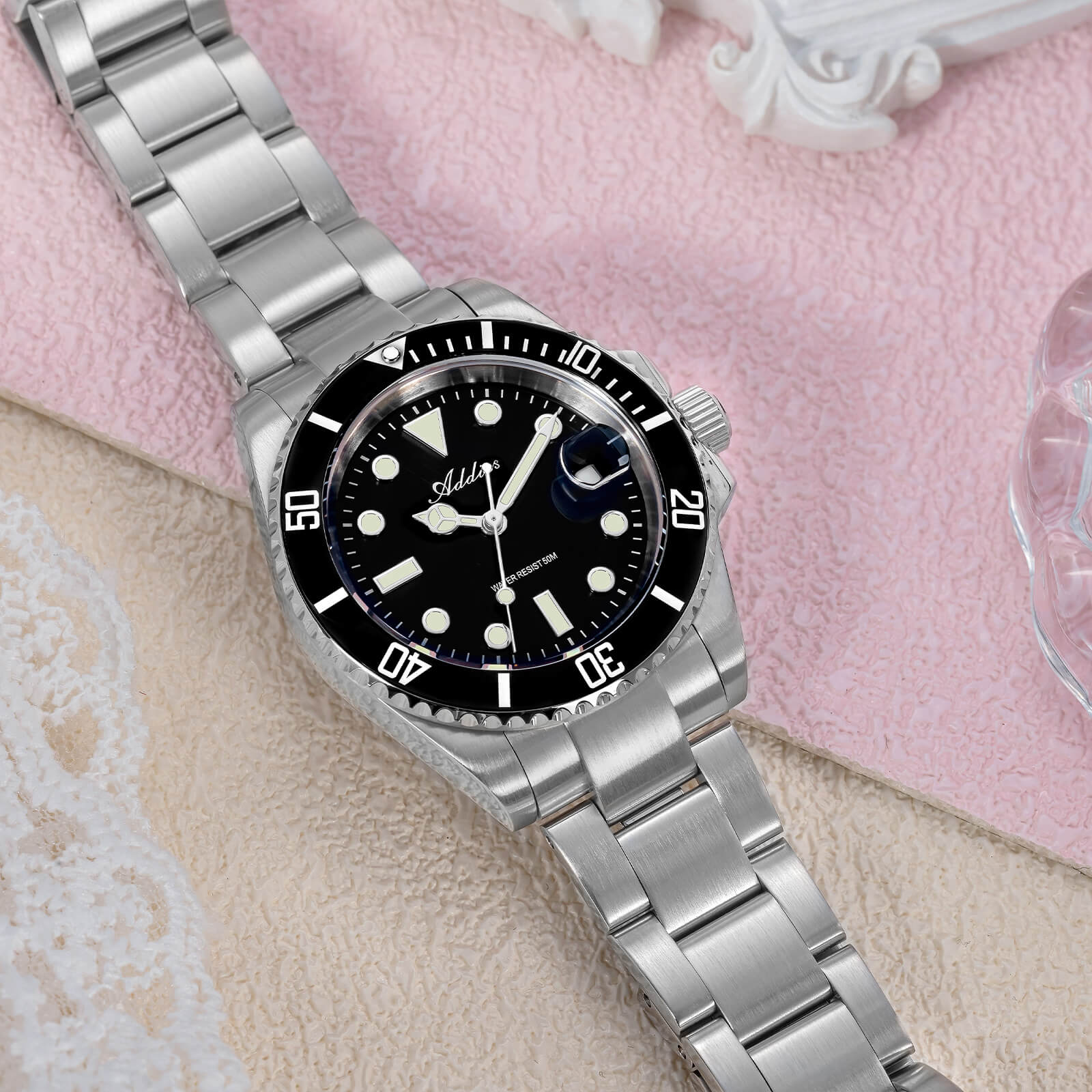 Addies Luxury Stainless Steel Quartz Watch AW25902 - Image 21