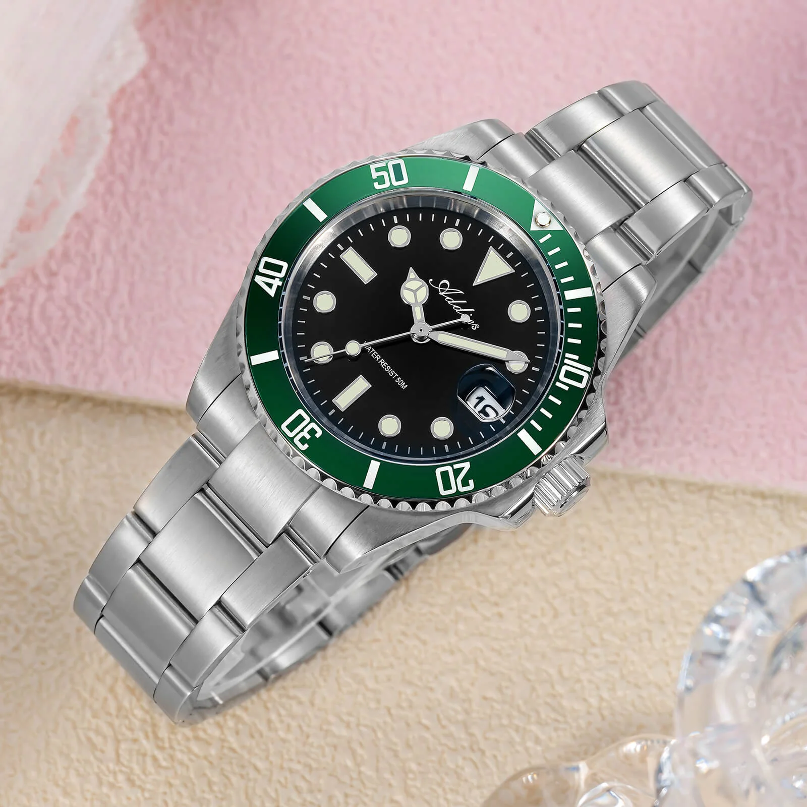 Addies Luxury Stainless Steel Quartz Watch AW25902 - Image 33