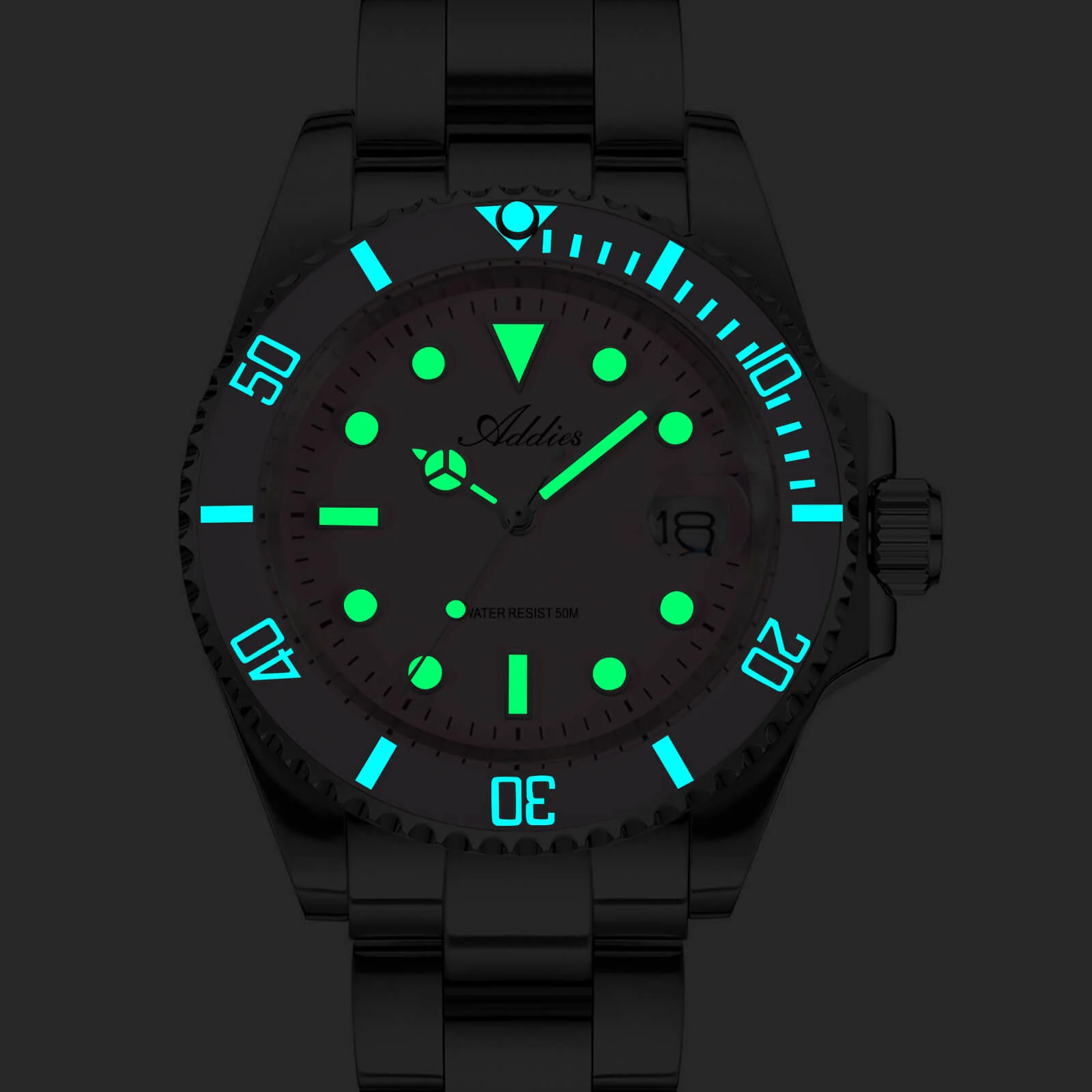 Addies Luxury Stainless Steel Quartz Watch AW25902 - Image 9