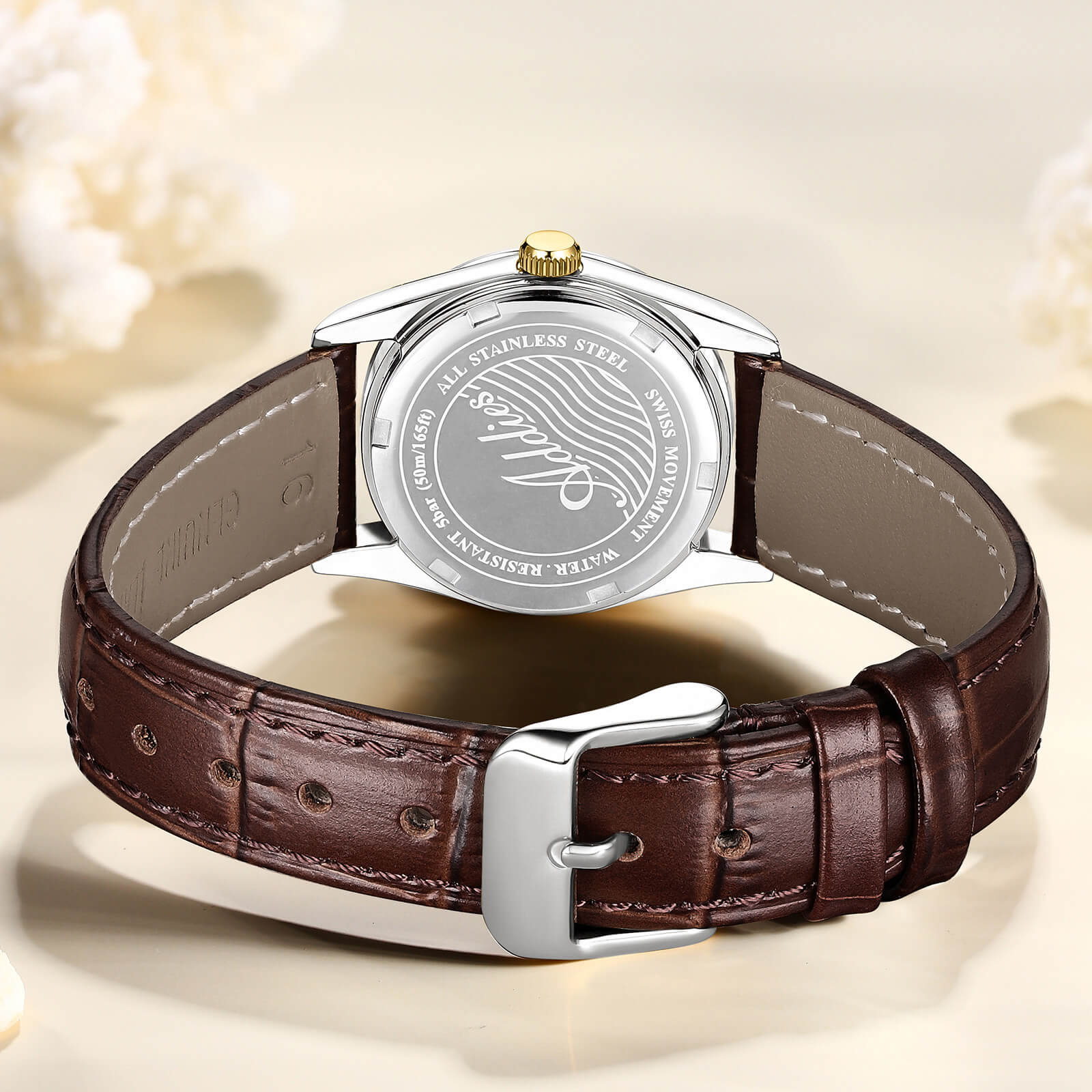 Addies 28mm Women’s Mop Luxury Quartz Watch AW25905 - Image 15