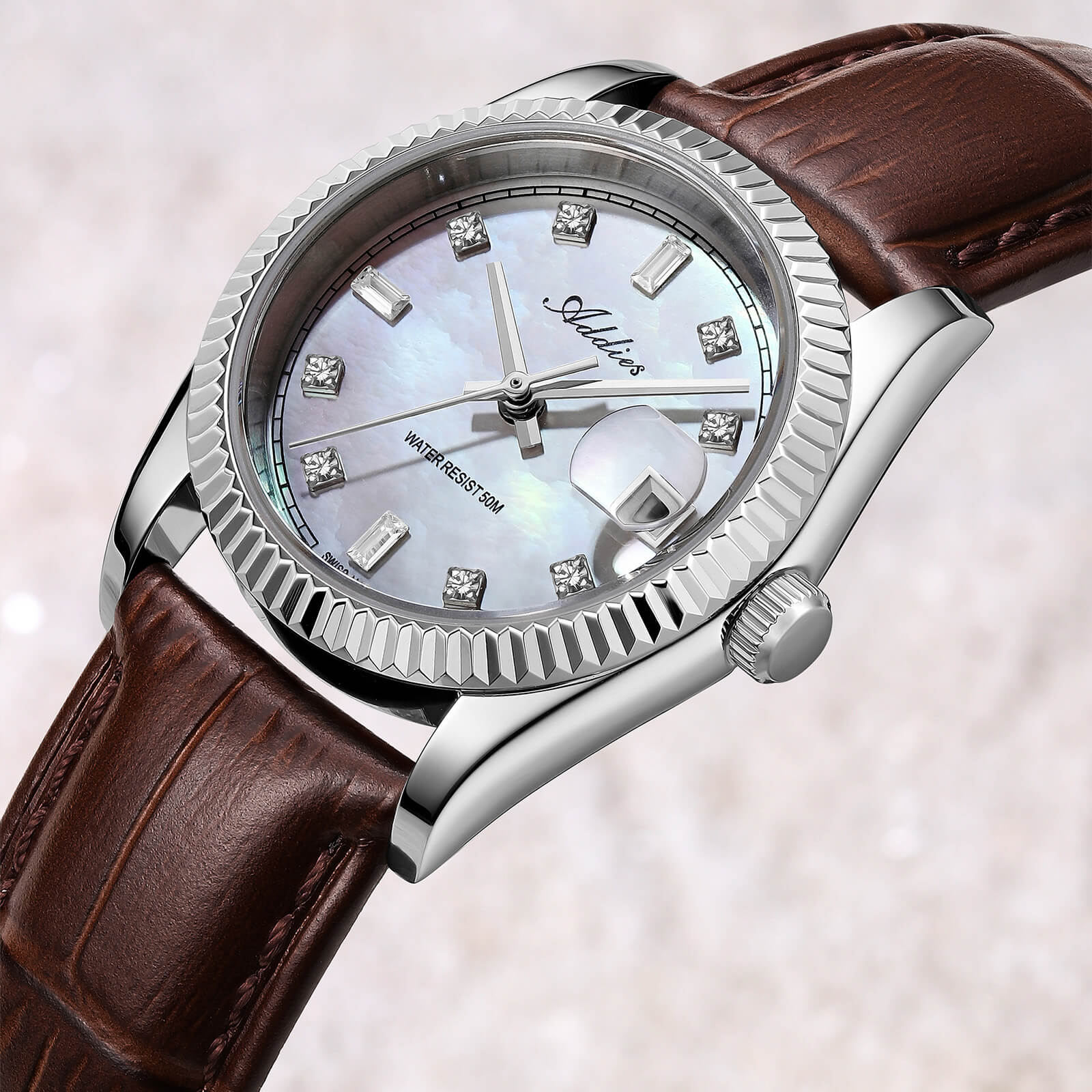 Addies 28mm Women’s Mop Luxury Quartz Watch AW25905 - Image 19