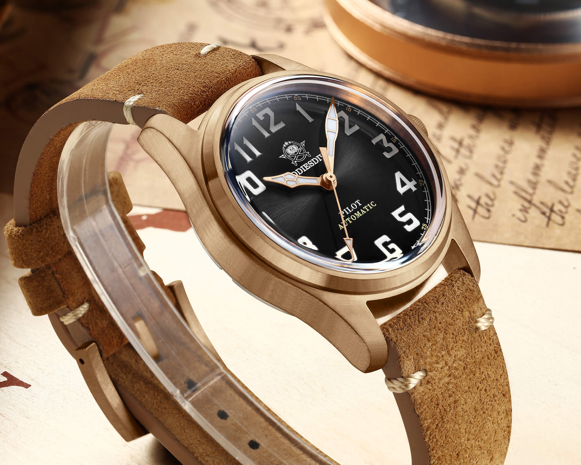 ADDIESDIVE® 39mm Bronze Men Watch（AD2114） - Image 3