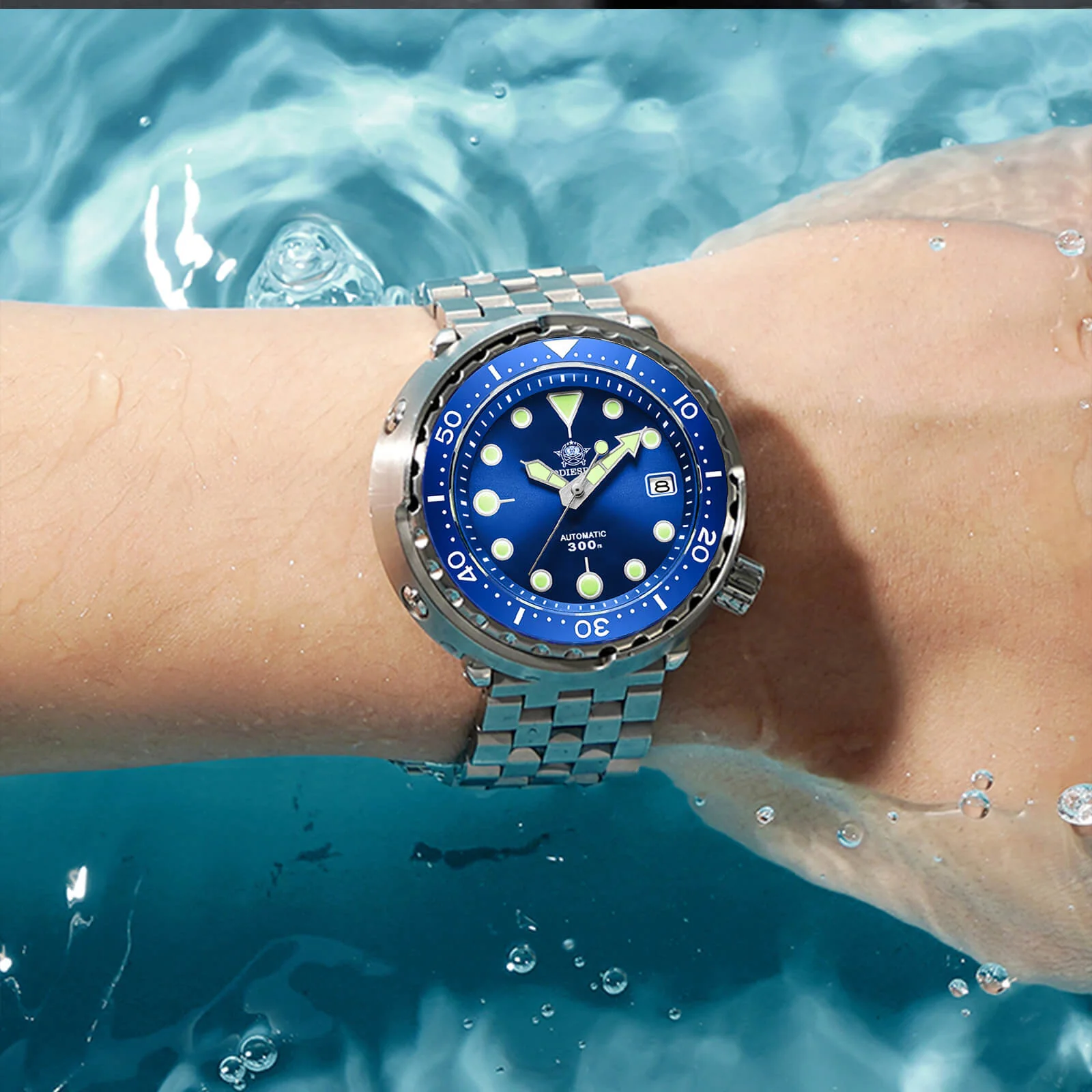 ADDIESDIVE® Tuna 300M Automatic Diver Watch Tuna Diver 3Colors ( MY-H5) - Image 11