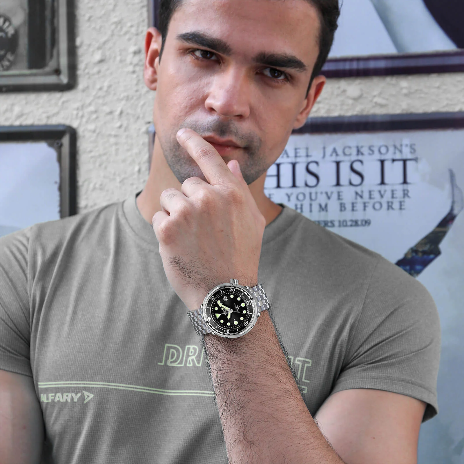 ADDIESDIVE® Tuna 300M Automatic Diver Watch Tuna Diver 3Colors ( MY-H5) - Image 6