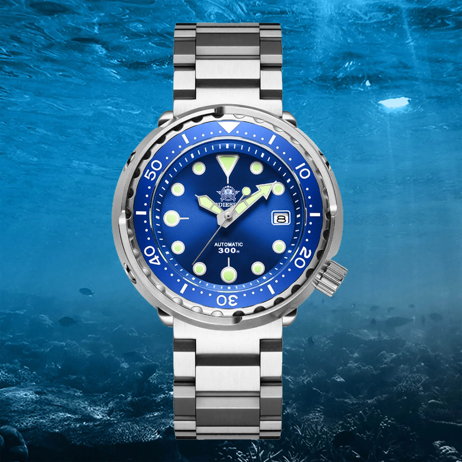 ADDIESDIVE® Tuna 300M Automatic Diver Watch Tuna Diver 3Colors ( MY-H5) - Image 9