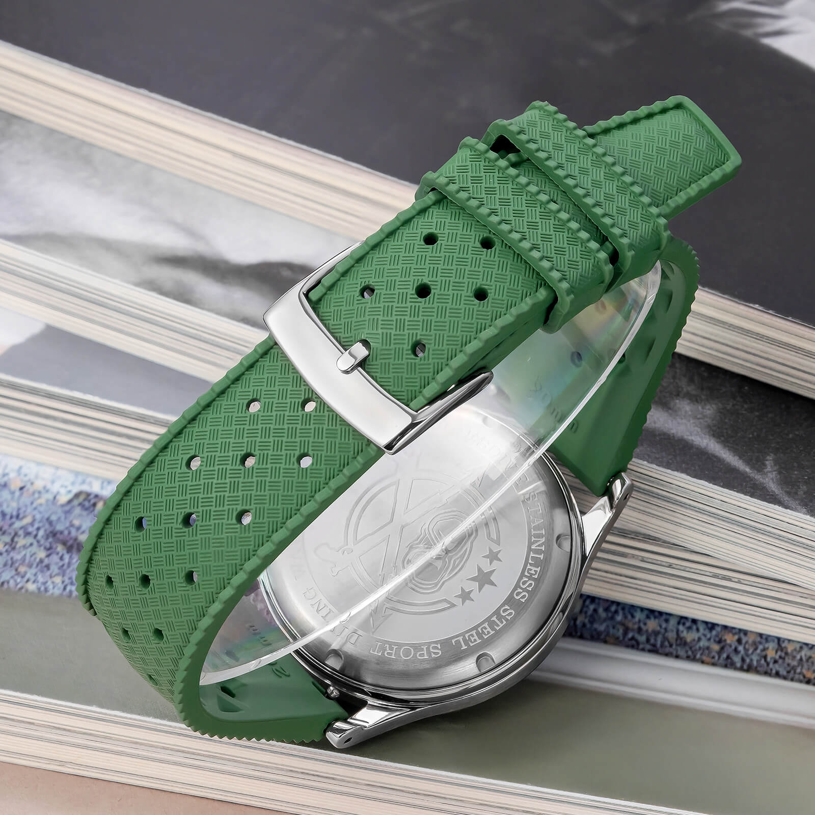 🔥Anniversary Sale🔥ADDIESDIVE 38mm Racing-Inspired Chronograph Watch AD2529&AD2549 - Image 13