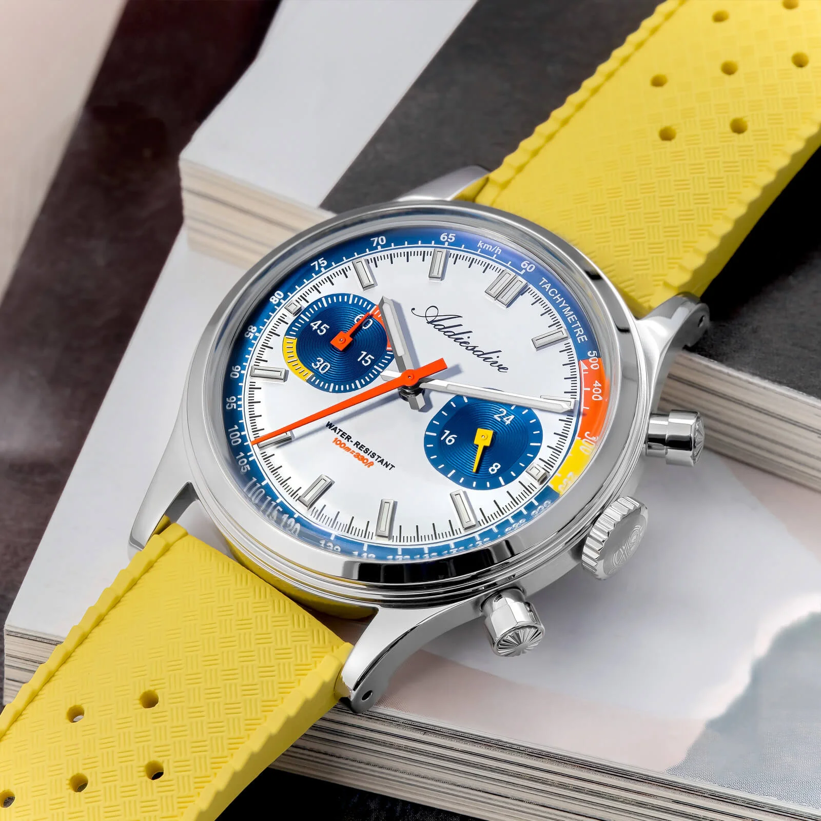 🔥Anniversary Sale🔥ADDIESDIVE 38mm Racing-Inspired Chronograph Watch AD2529&AD2549 - Image 27