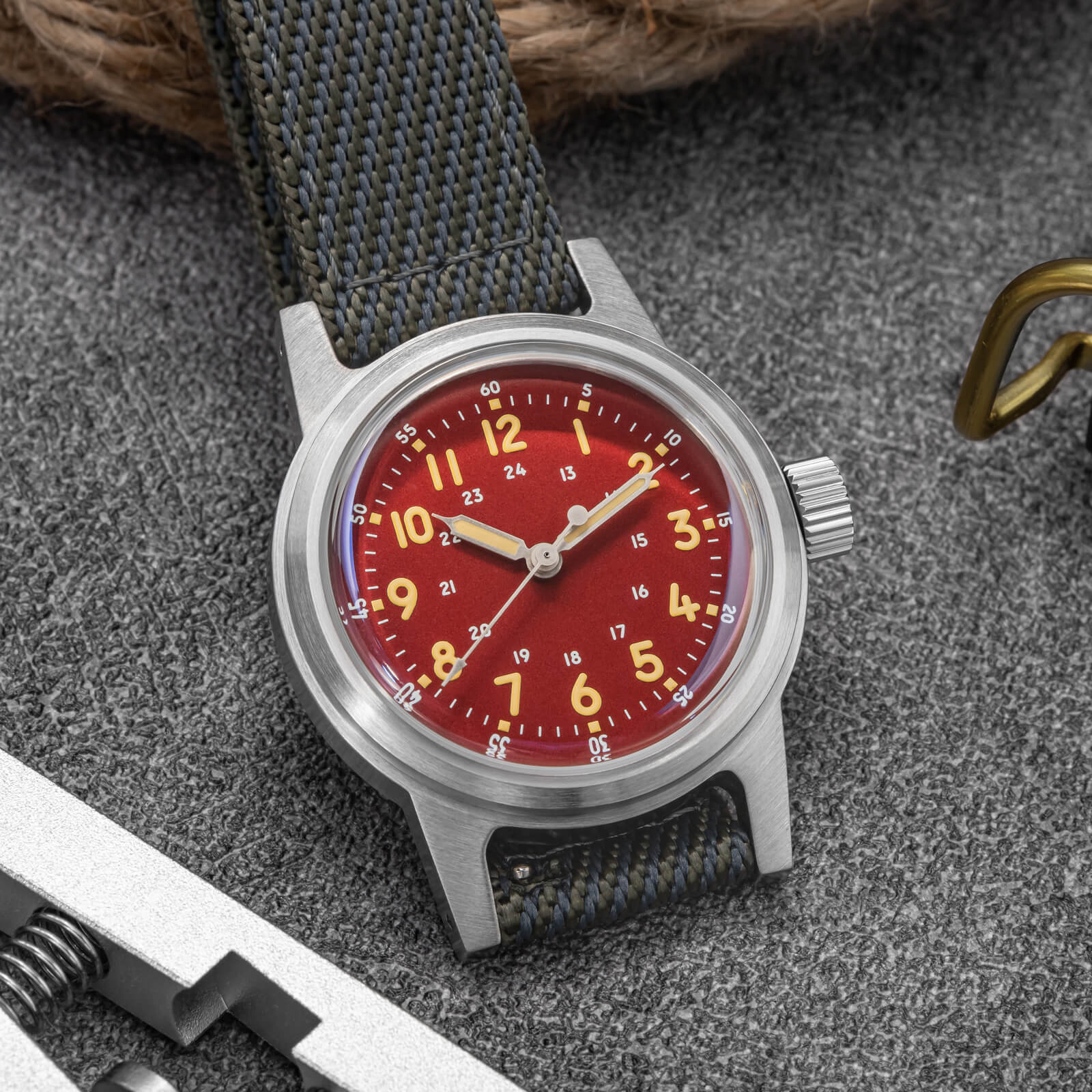 ADDIESDIVE 36mm Vintage Mechanical Watch AD2076 - Image 19