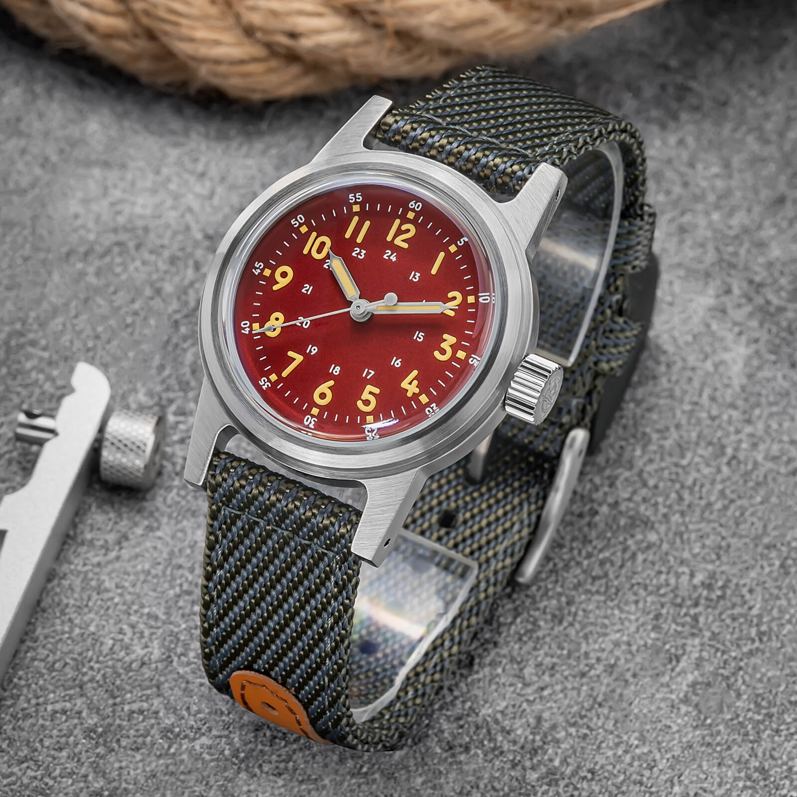 ADDIESDIVE 36mm Vintage Mechanical Watch AD2076 - Image 20
