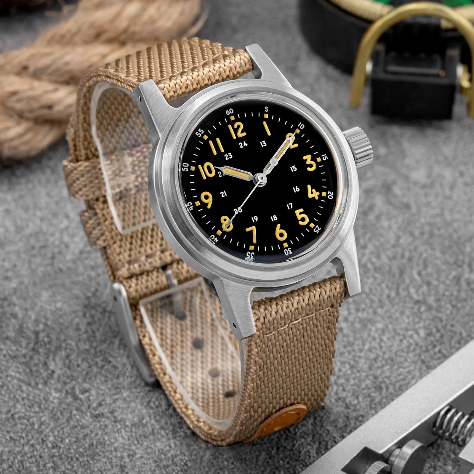 ADDIESDIVE 36mm Vintage Mechanical Watch AD2076 - Image 25