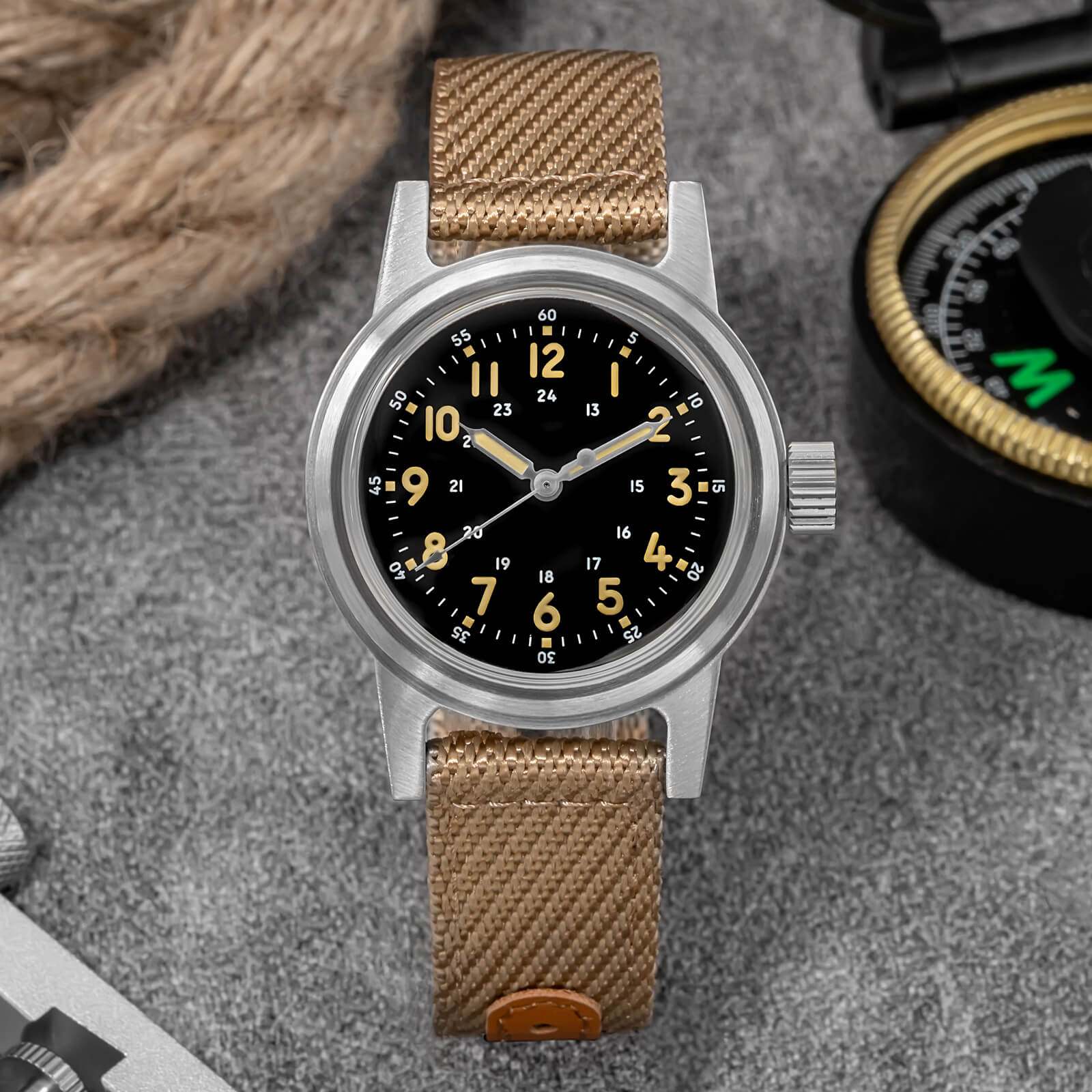 ADDIESDIVE 36mm Vintage Mechanical Watch AD2076 - Image 29