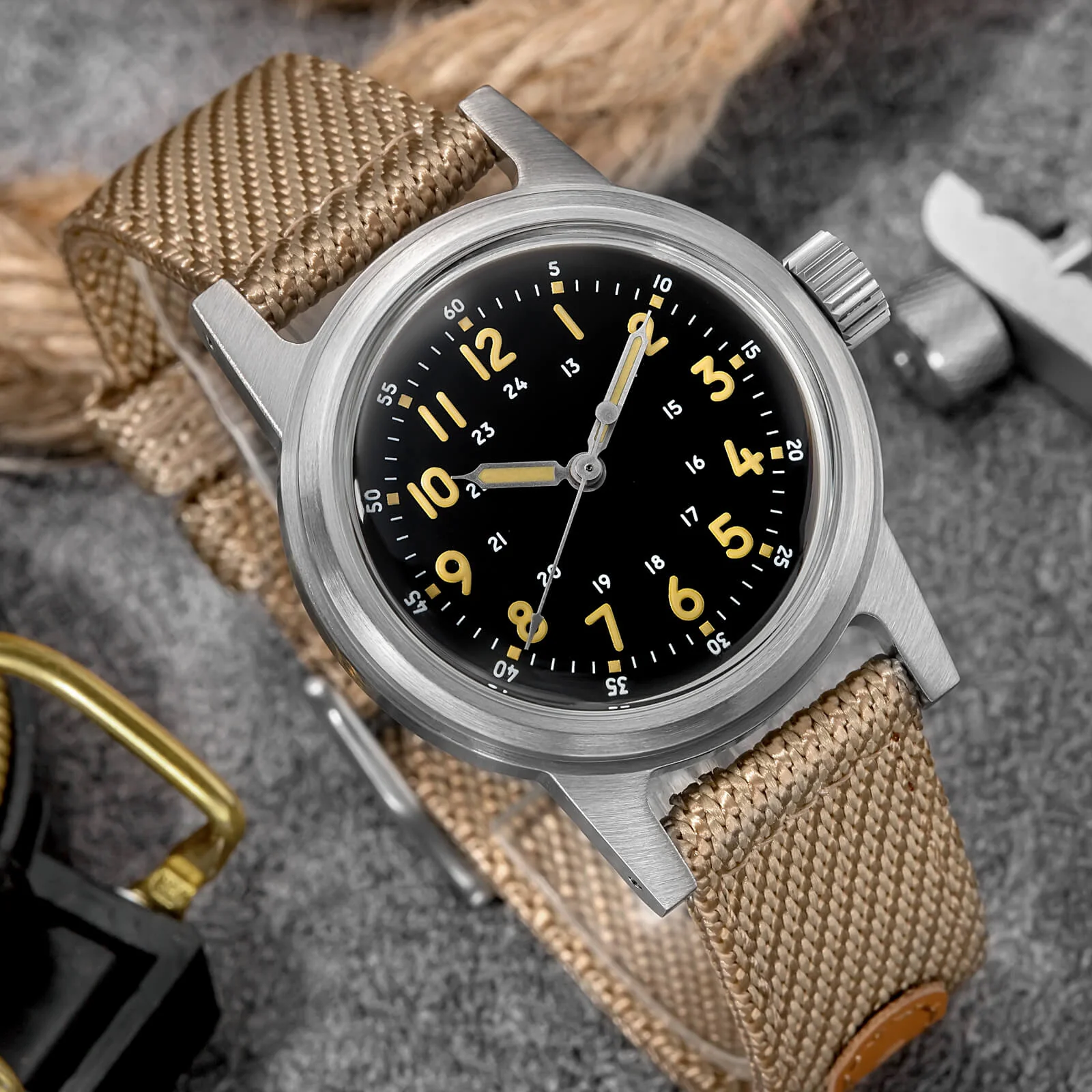 ADDIESDIVE 36mm Vintage Mechanical Watch AD2076 - Image 30