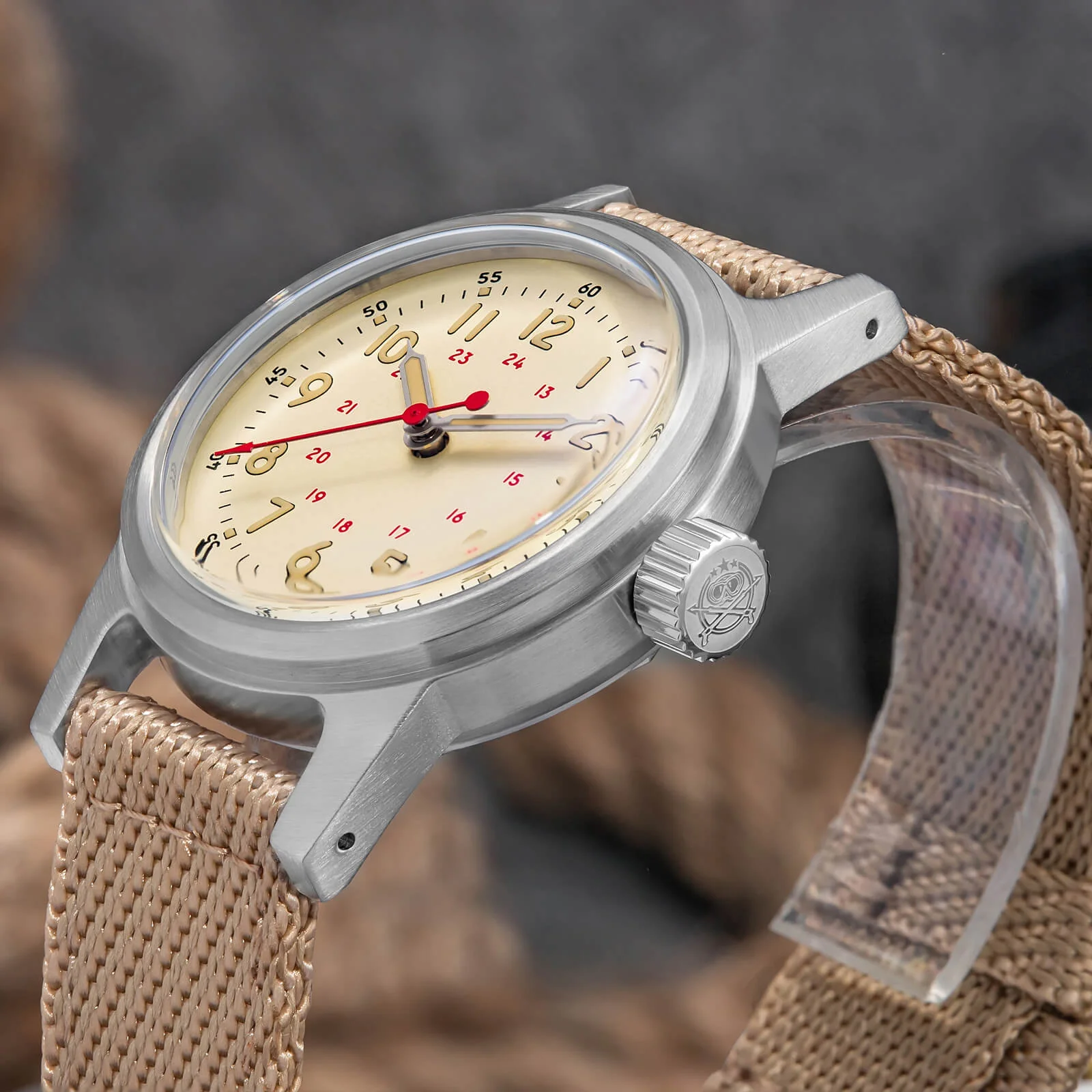 ADDIESDIVE 36mm Vintage Mechanical Watch AD2076 - Image 4