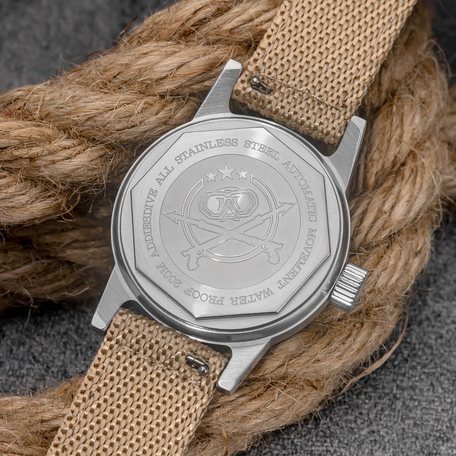 ADDIESDIVE 36mm Vintage Mechanical Watch AD2076 - Image 5
