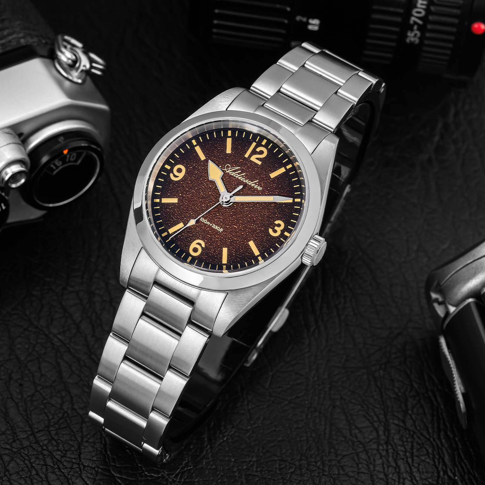 ★Flash Sale★ADDIESDIVE 36mm C3 Vintage Quartz Watch AD2544 - Image 13