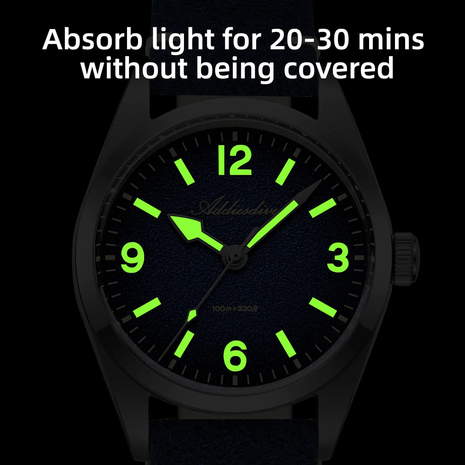 ★Flash Sale★ADDIESDIVE 36mm C3 Vintage Quartz Watch AD2544 - Image 17