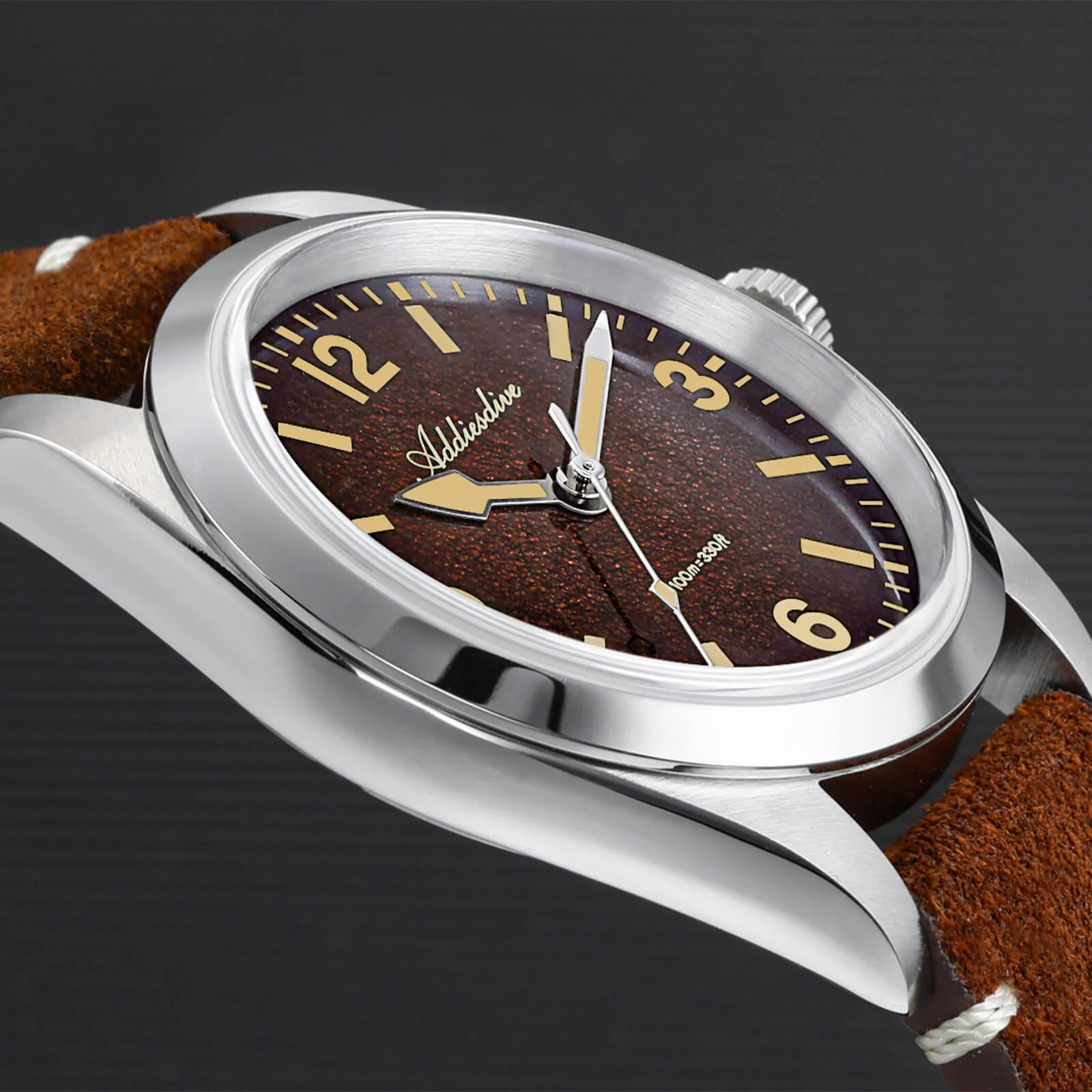 ★Flash Sale★ADDIESDIVE 36mm C3 Vintage Quartz Watch AD2544 - Image 28