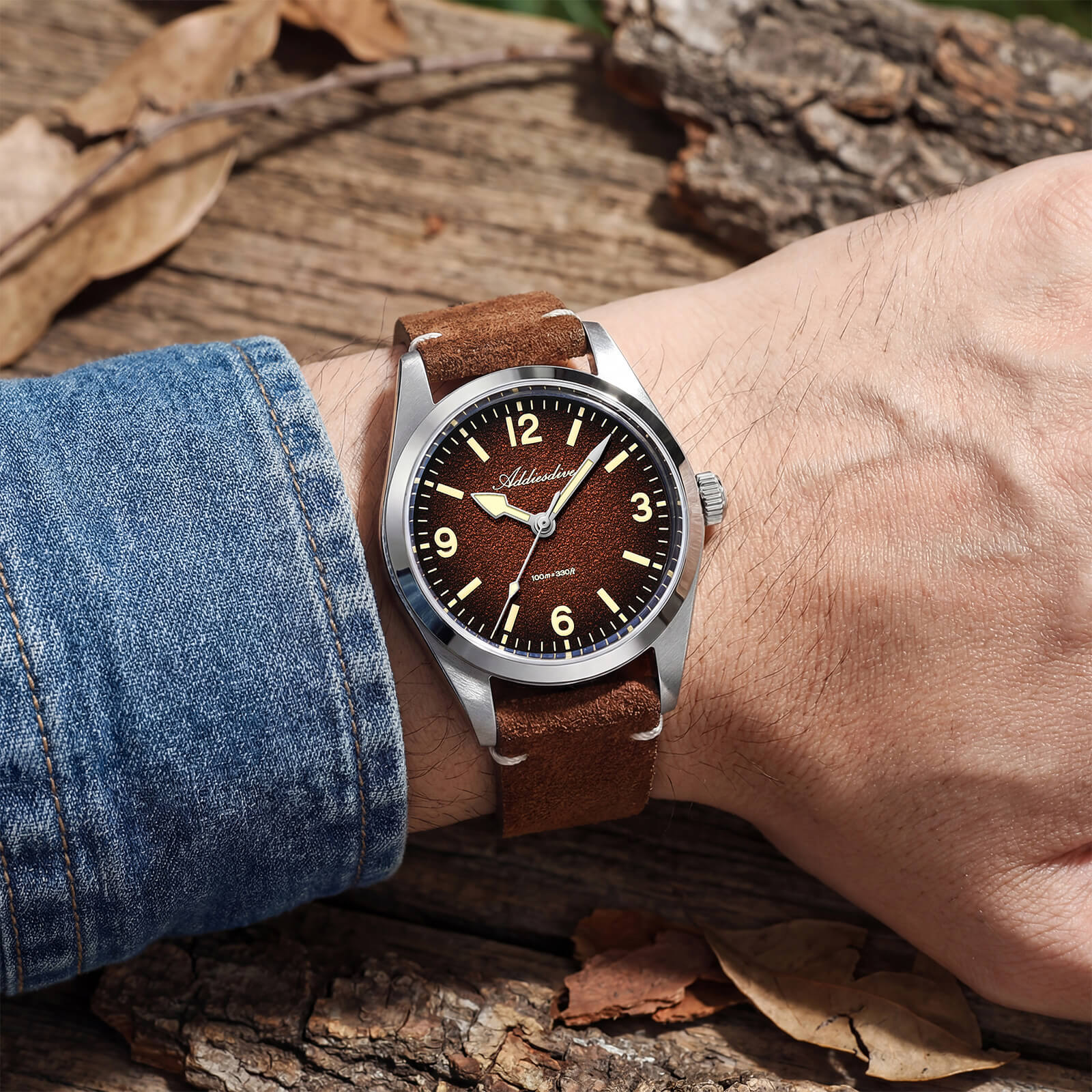 ★Flash Sale★ADDIESDIVE 36mm C3 Vintage Quartz Watch AD2544 - Image 31
