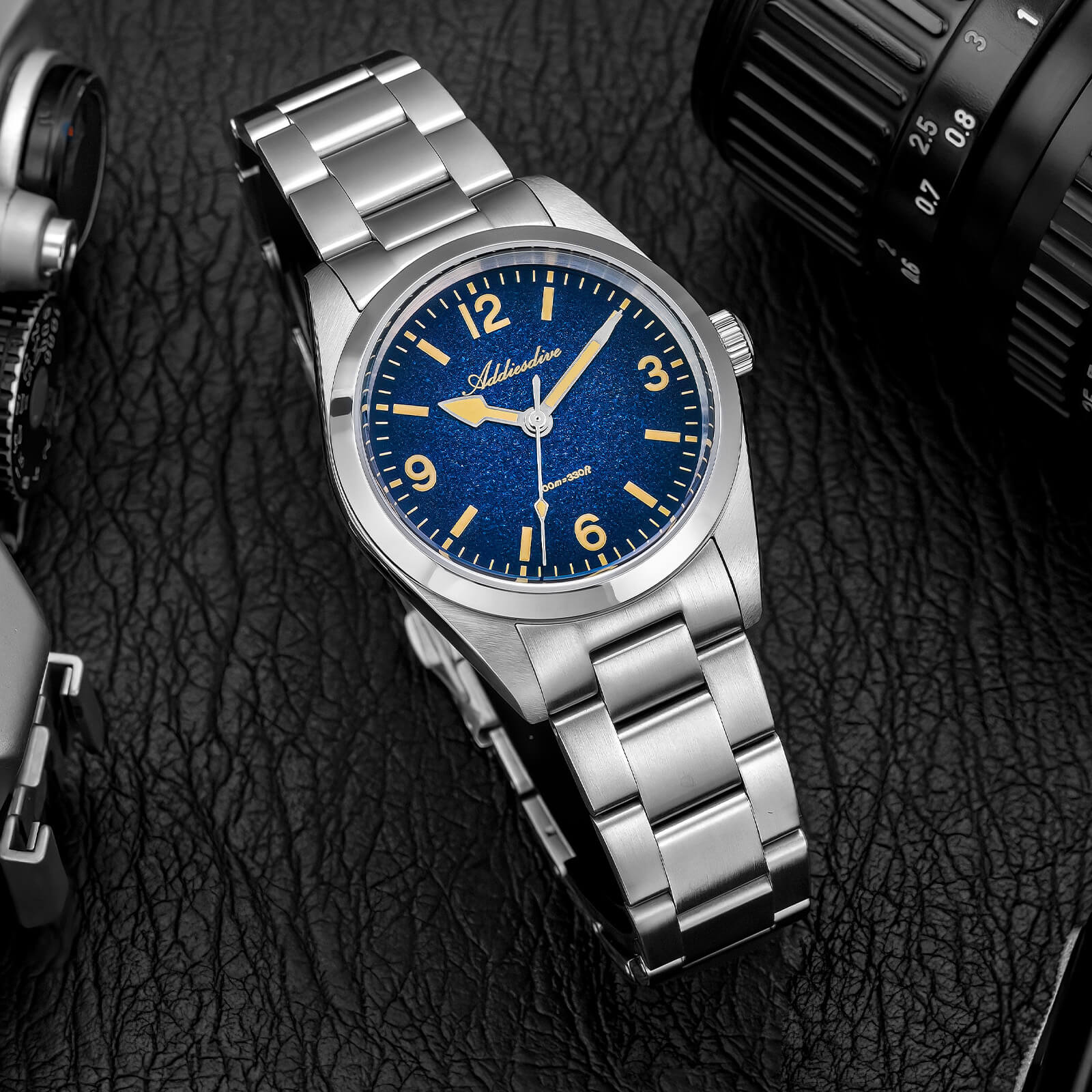 ★Flash Sale★ADDIESDIVE 36mm C3 Vintage Quartz Watch AD2544 - Image 4