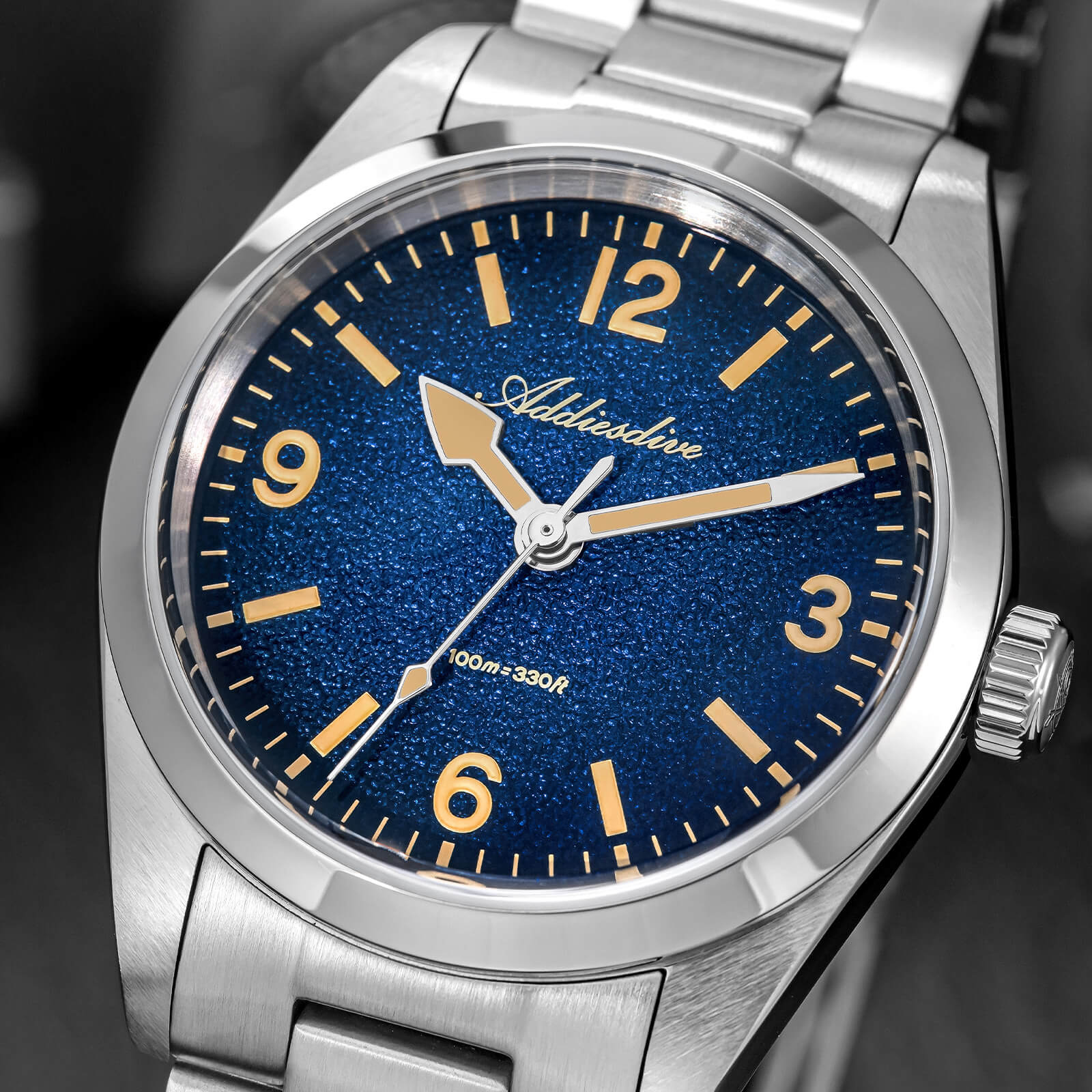 ★Flash Sale★ADDIESDIVE 36mm C3 Vintage Quartz Watch AD2544 - Image 6