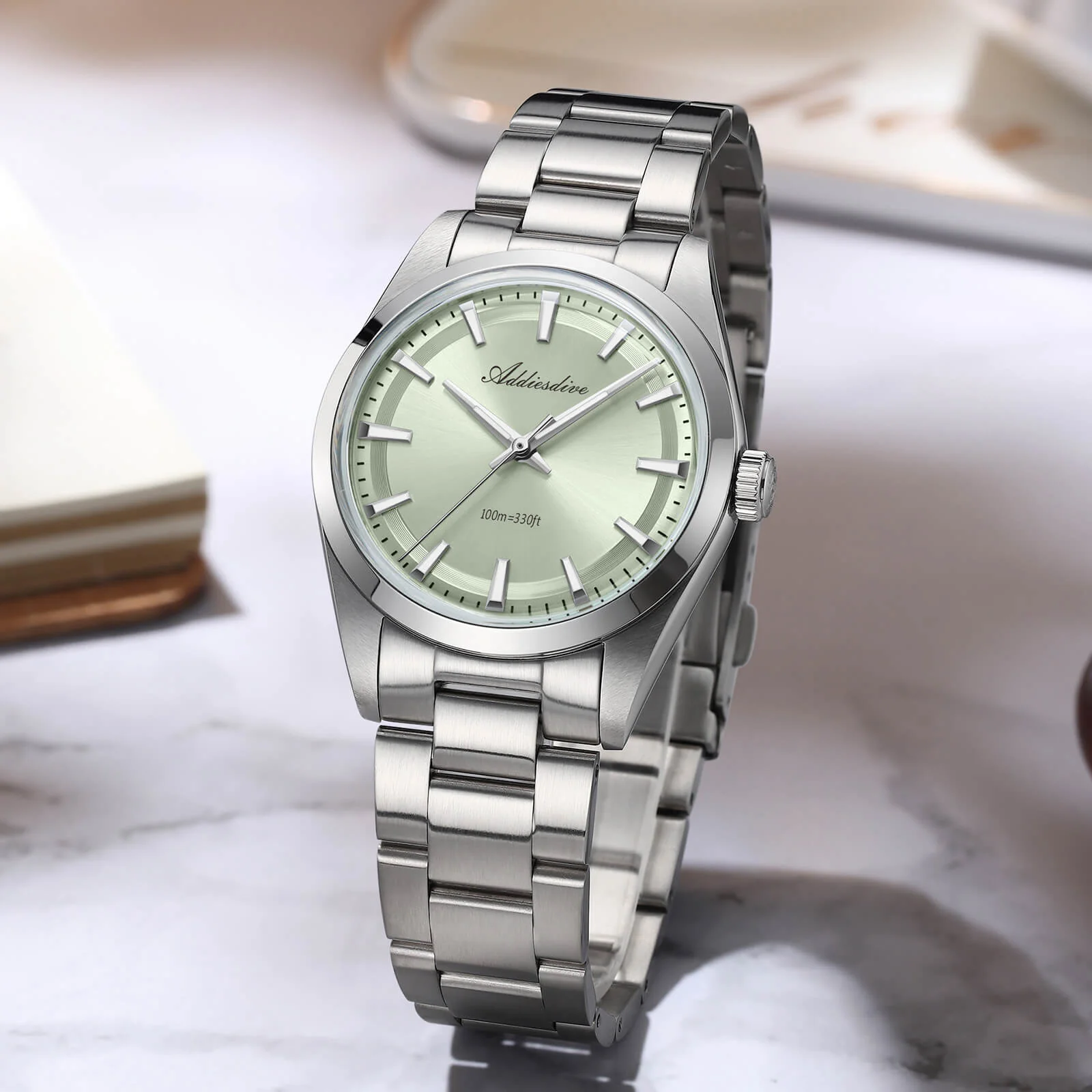 ADDIESDIVE 36mm Luxury VH31 Quartz Watch AD2066 - Image 2